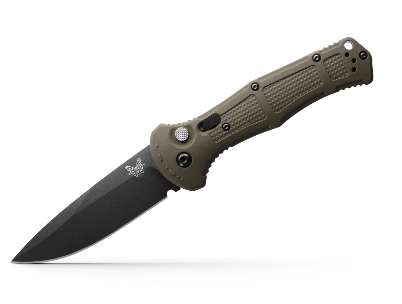 Premium Benchmade Claymore Tactical Knife - OD Green Grivory & Black CPM-D2