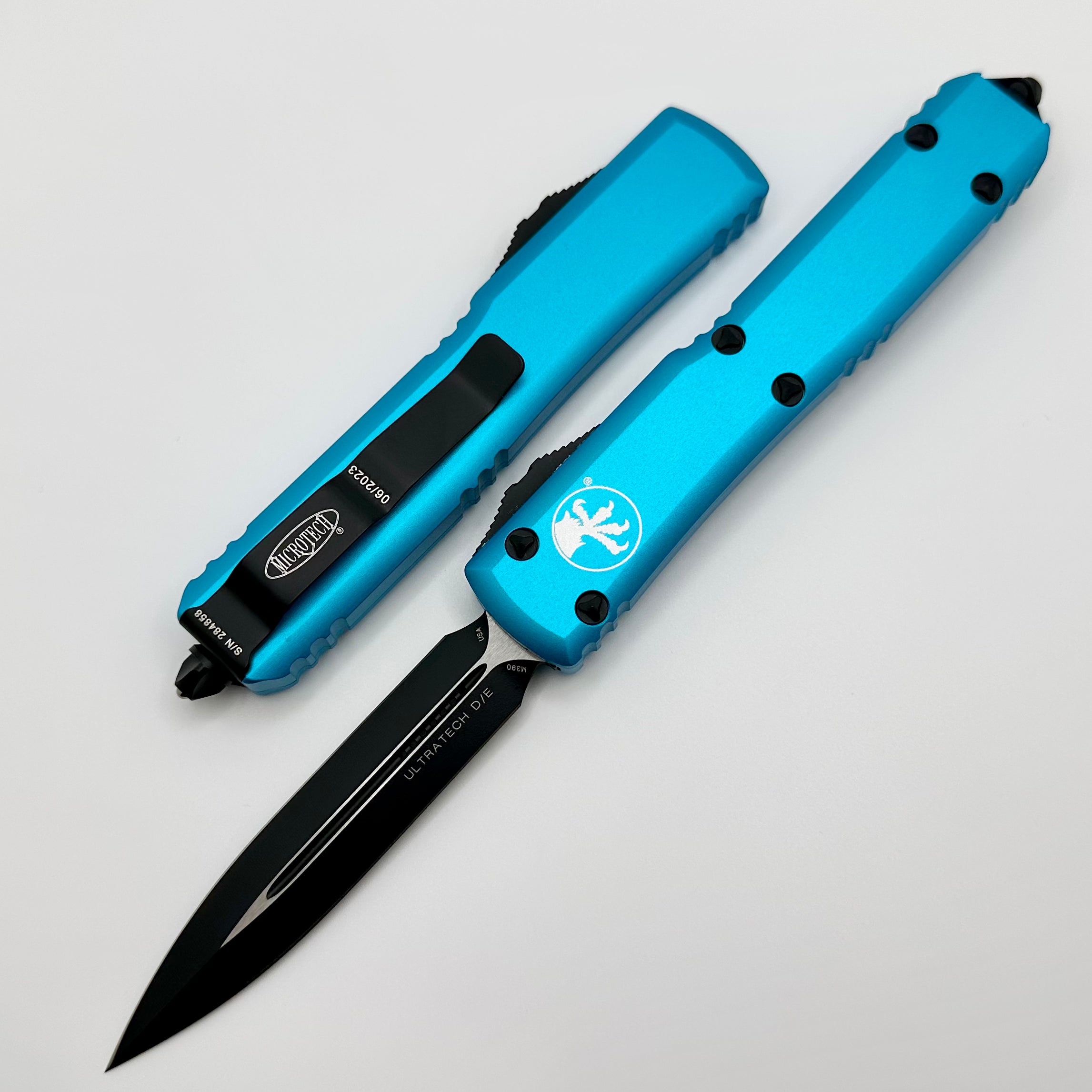 Microtech Ultratech D/E Turquoise Premium EDC Knife