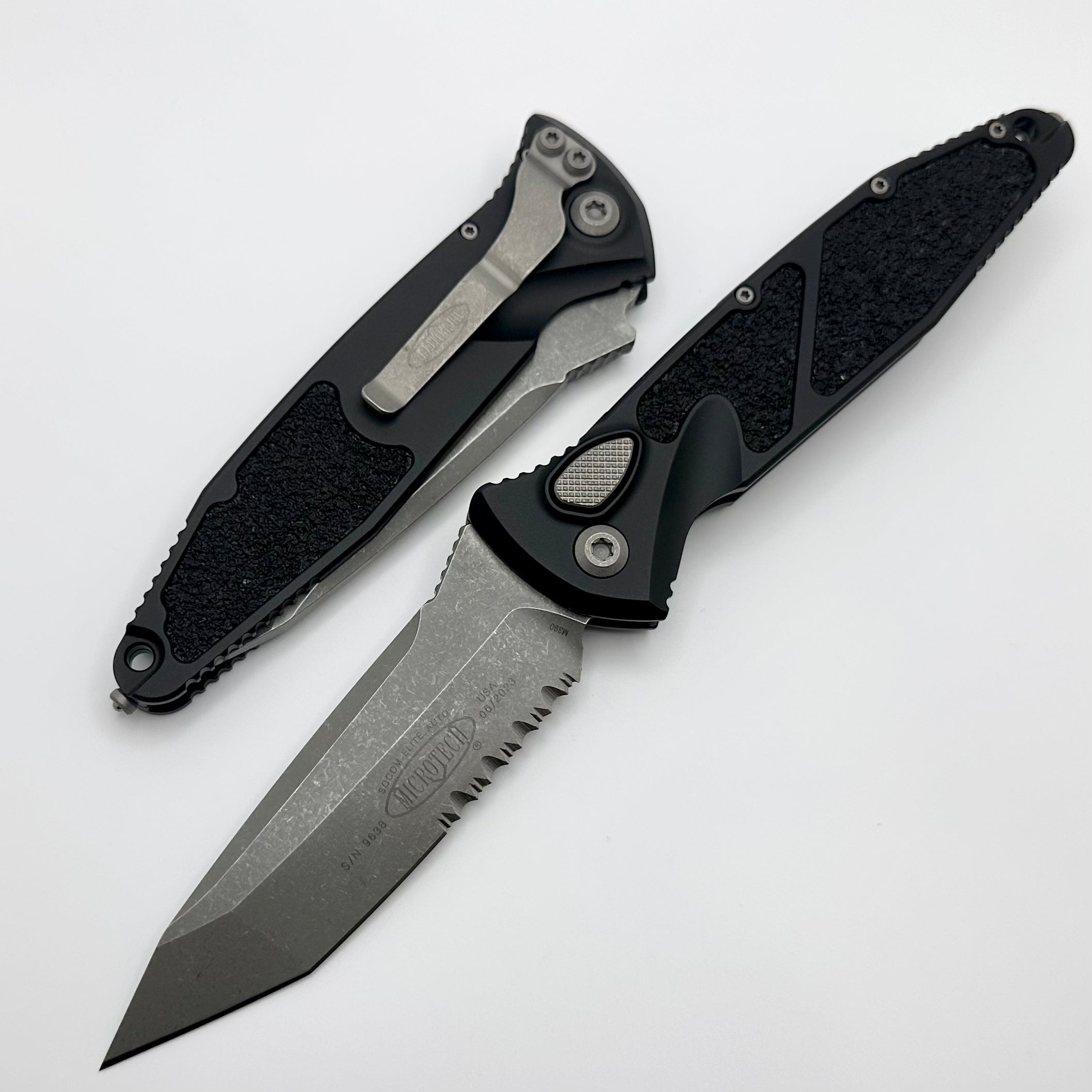 Microtech Socom Elite Auto T/E Tactical Knife - Apocalyptic Finish