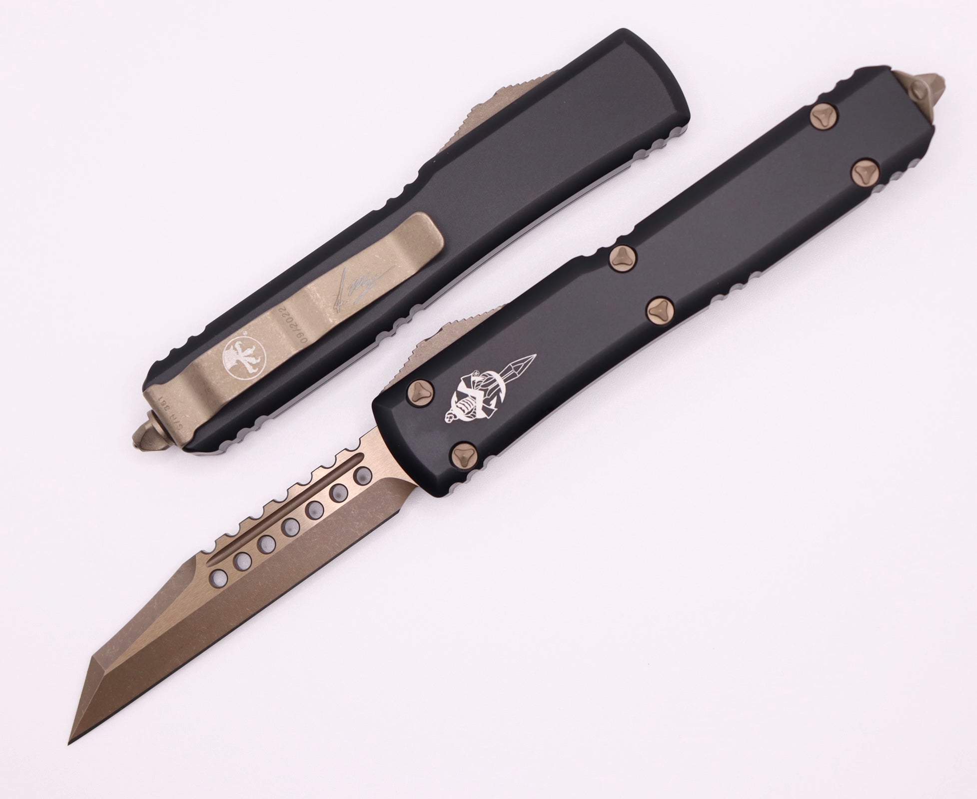 Microtech Ultratech Warhound Bronze Apocalyptic Standard - Premium Tactical Knife