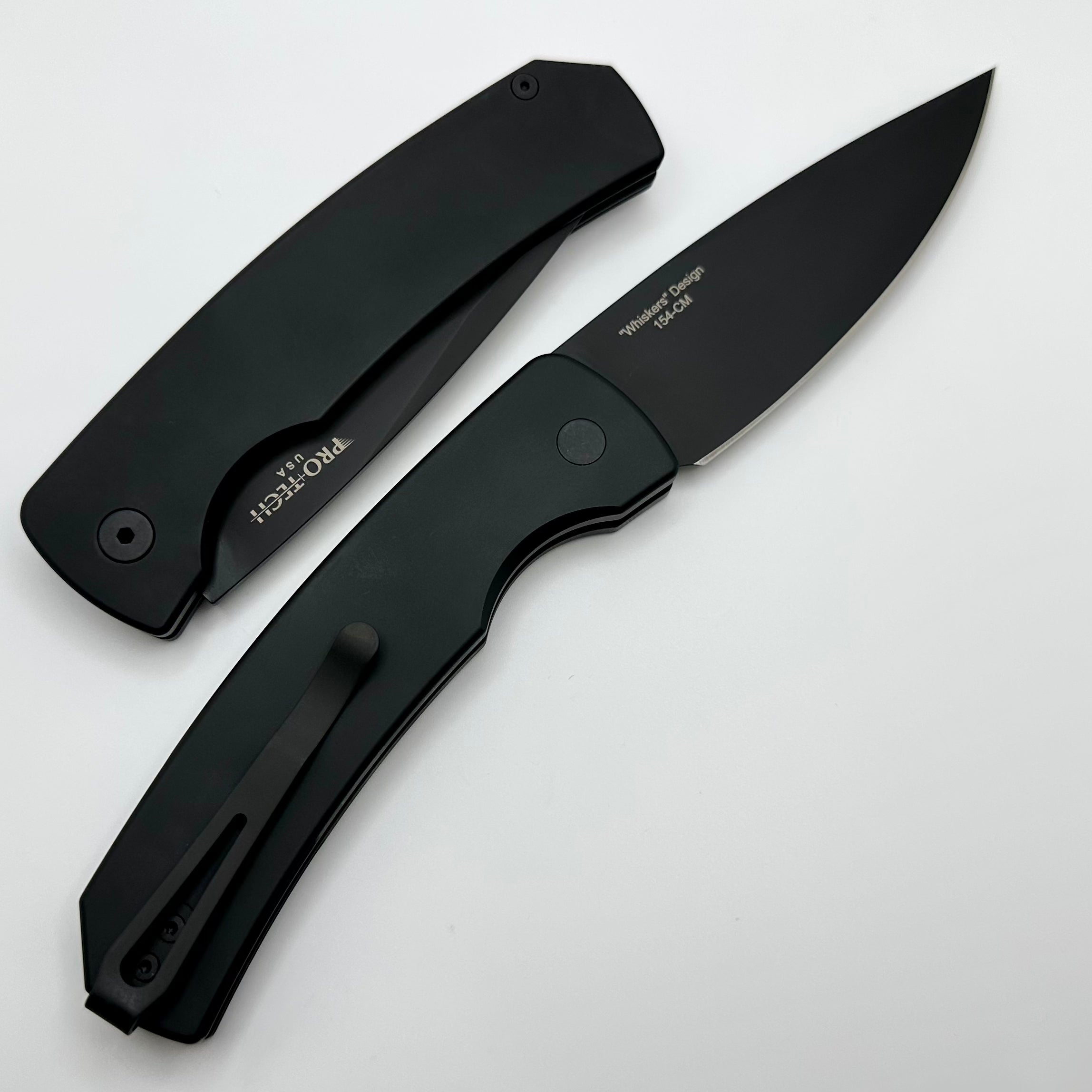 Pro-Tech Magic 2 Whiskers Black Handle - Ultimate Tactical Knife