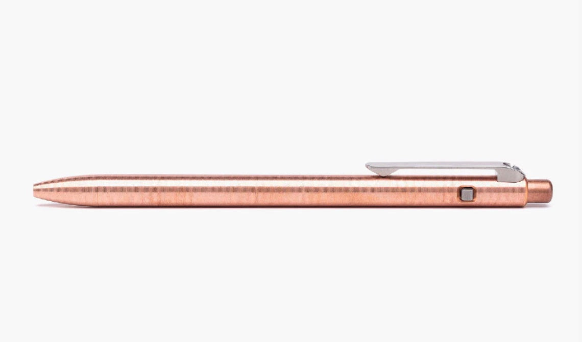 Premium Tactile Turn Copper Slim Side Click Pen – Ultimate Writing Experience