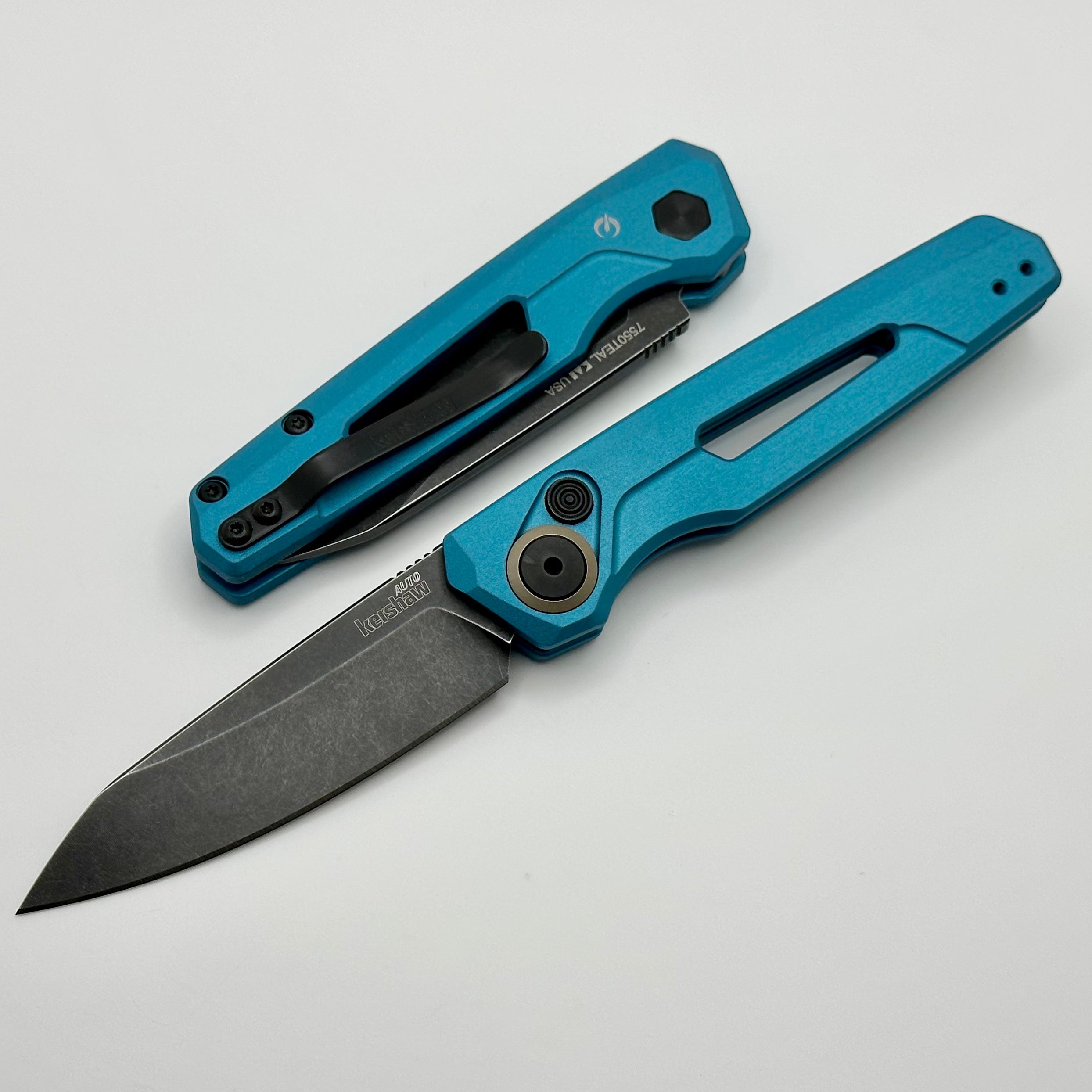 Kershaw Launch 11 Premium Teal Aluminum Automatic Knife