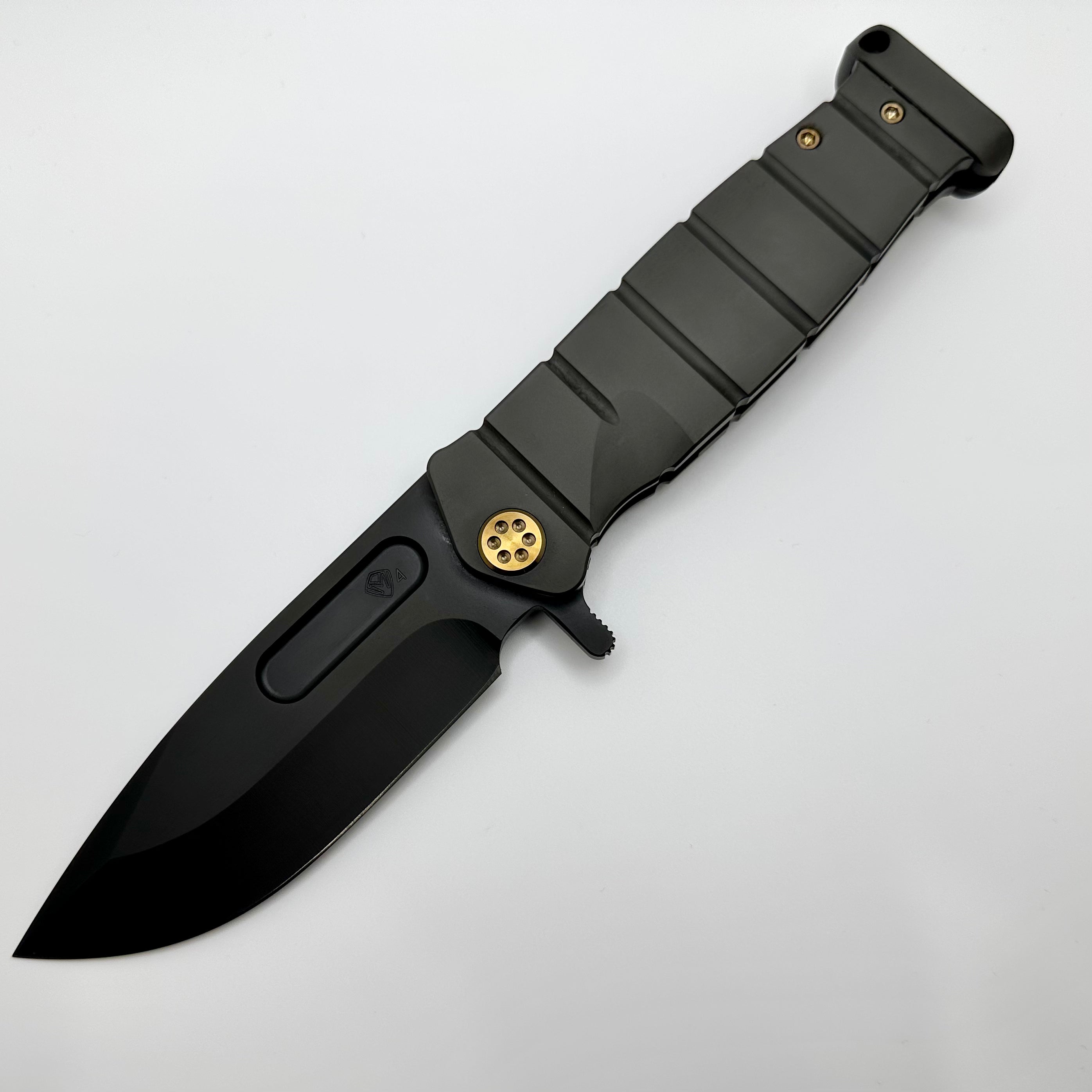 Medford USMC Fighter Flipper Knife - Premium PVD Titanium Handle & S45VN Blade