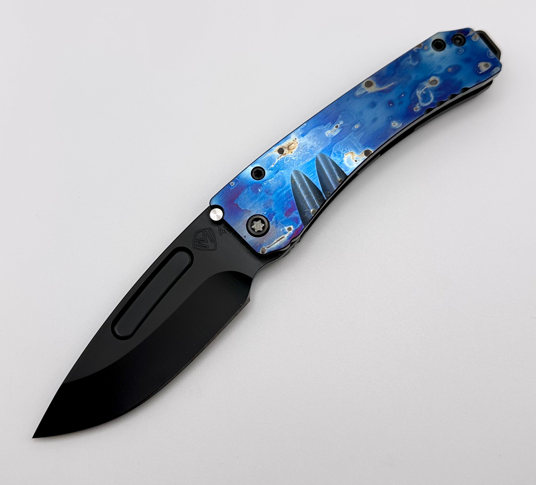 Medford Midi Marauder S45 Premium EDC Knife - PVD Drop Point & Galaxy Handle