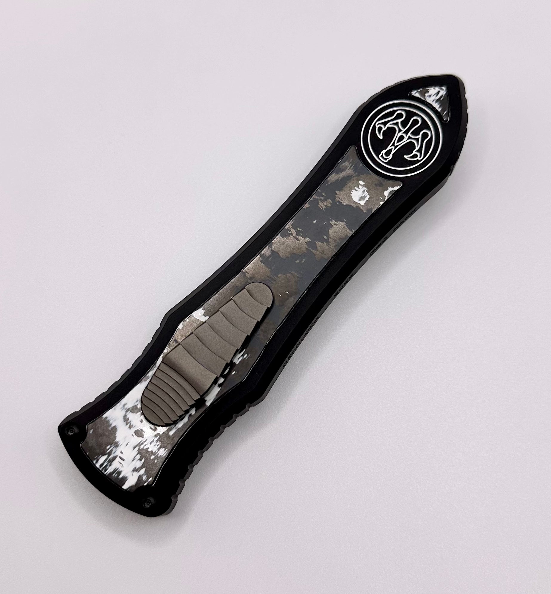 Premium Hawk Designs Model C Deadlock: White Storm Fat Carbon & 20CV Blade