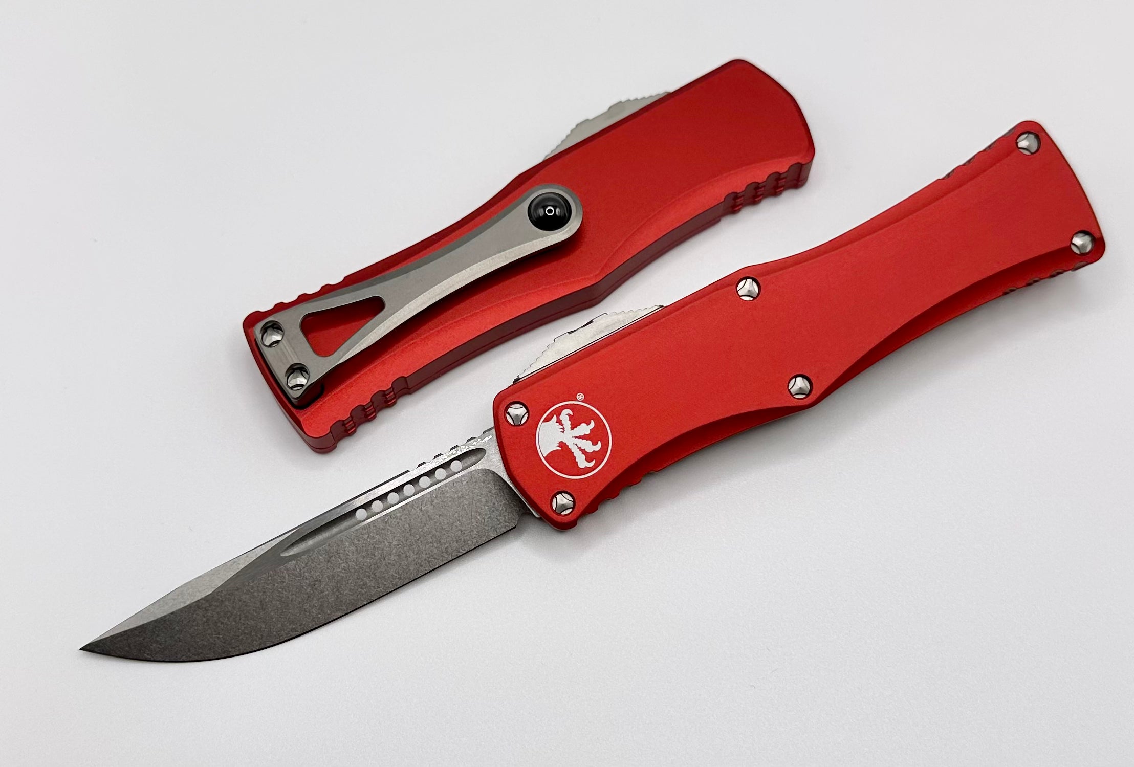 Premium Microtech Hera Stonewash Red Edition - Ultimate EDC Knife