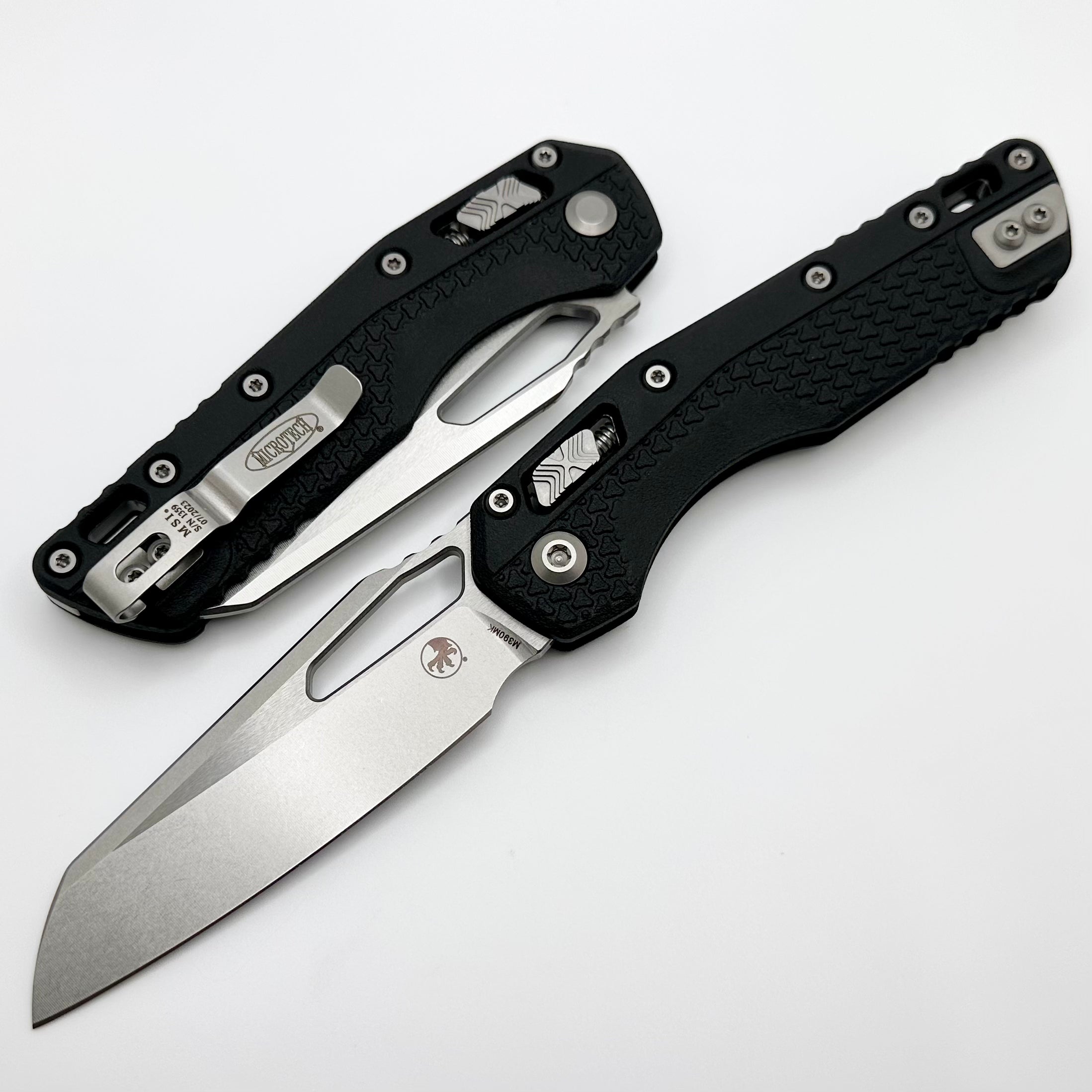 Microtech MSI RAM LOK Ultimate EDC Knife - Black Polymer & M390MK Steel