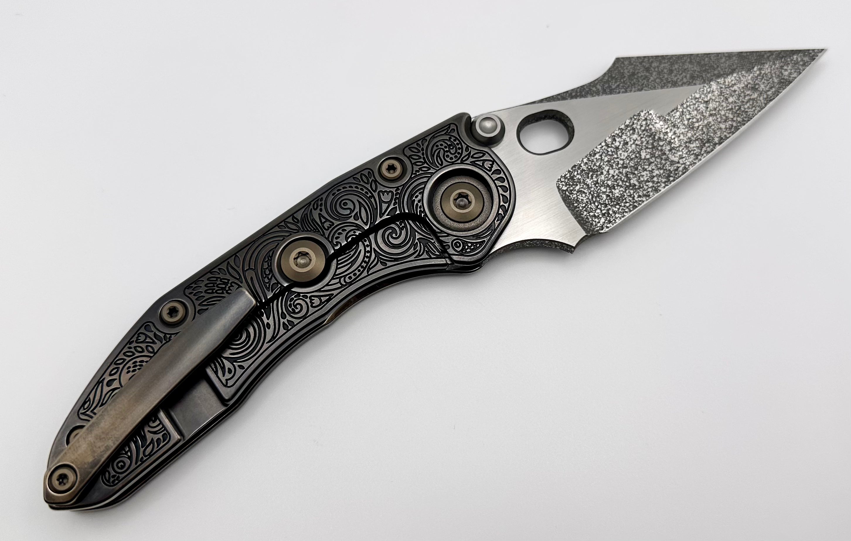 Premium Borka Blades Custom Burnished Natas Stitch - Ultimate Tactical Knife