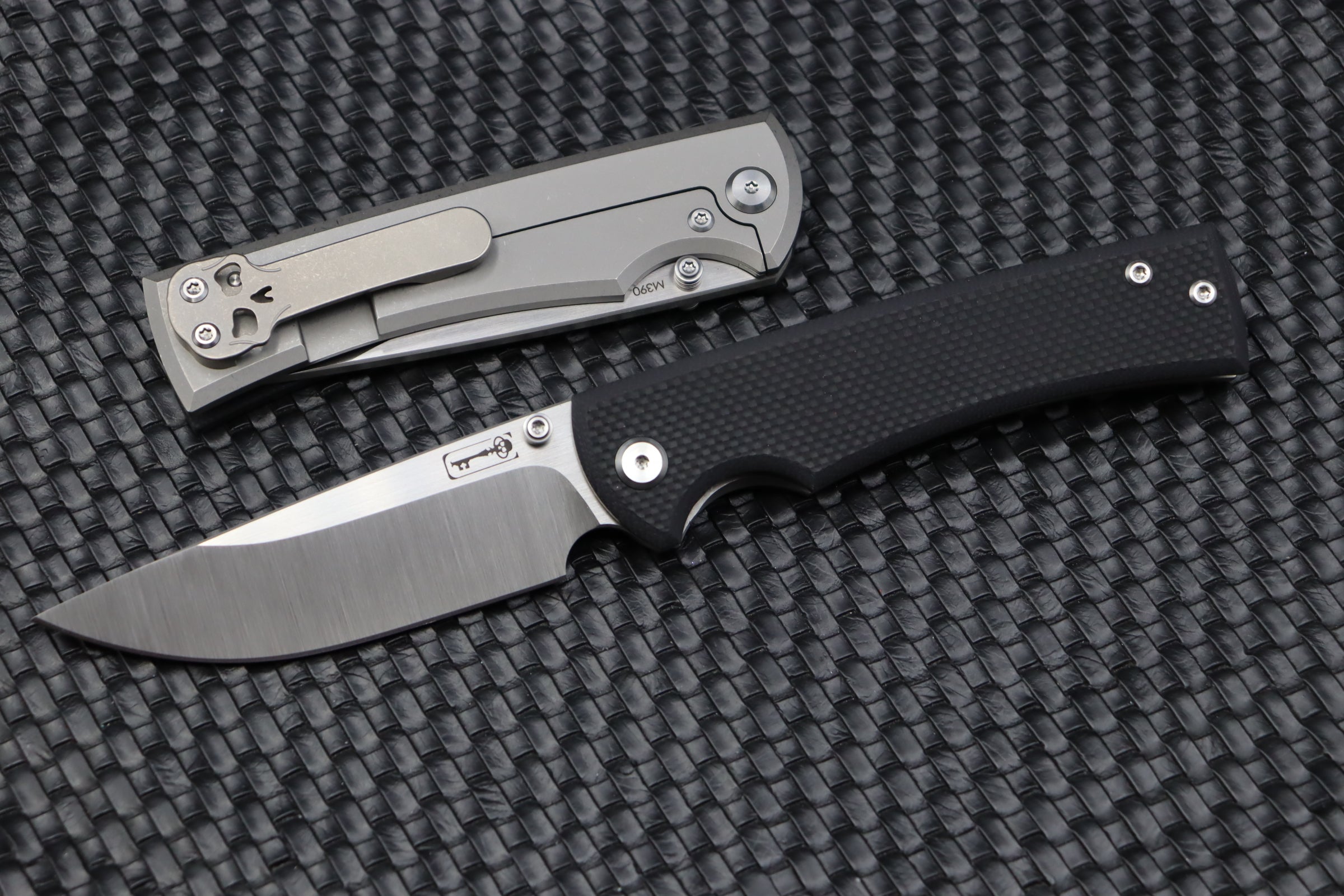 Chaves Knives 229 Liberation Drop Point - Premium M390 Steel & Black G-10 Handle