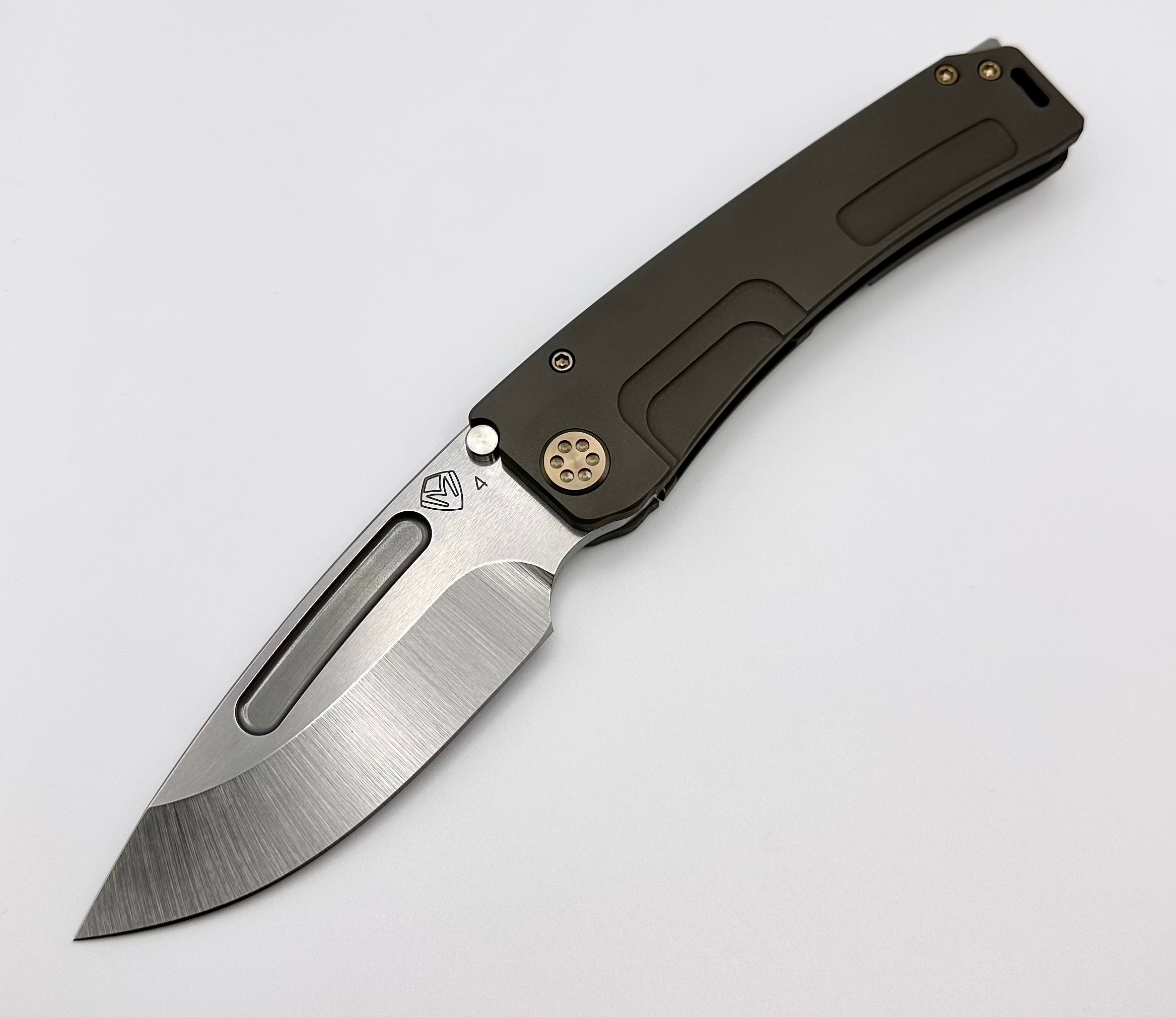 Medford Marauder H Tactical Folding Knife - Premium S45VN Blade & Bronze Finish