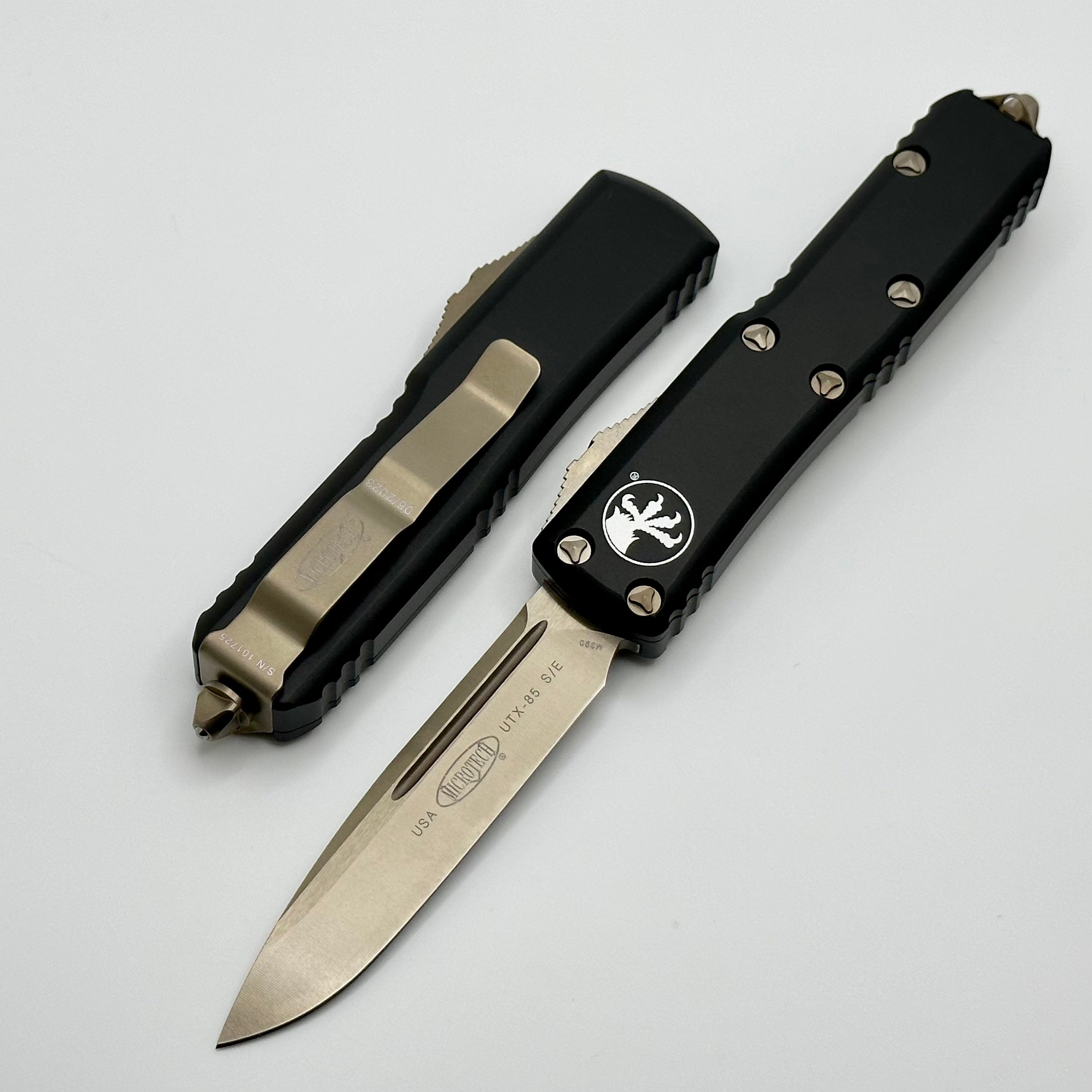 Microtech UTX-85 Bronze & Black EDC Knife - Ultimate Compact Carry