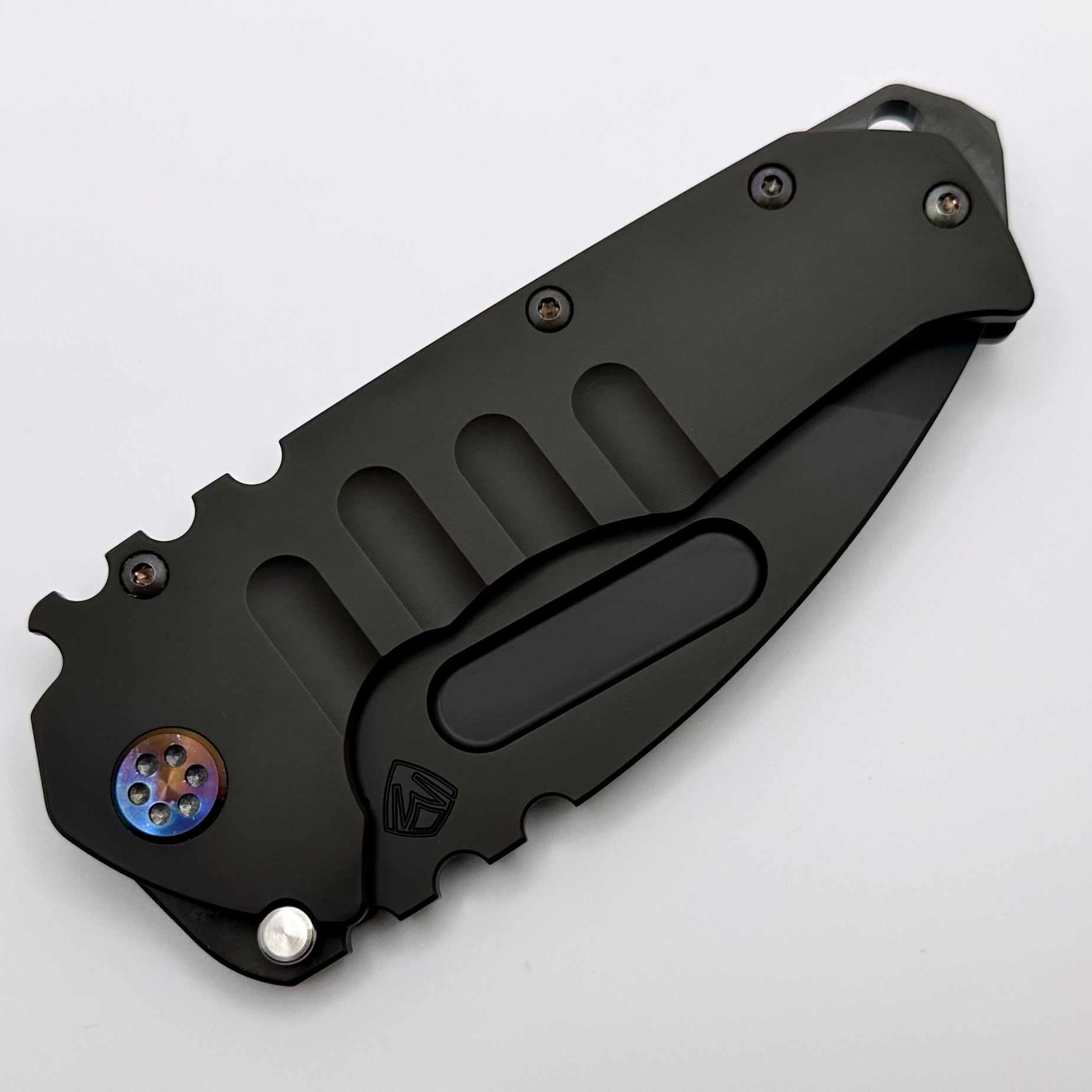 Medford Knife Praetorian T - Premium Tactical Tanto Blade with PVD Handles & Flamed Hardware