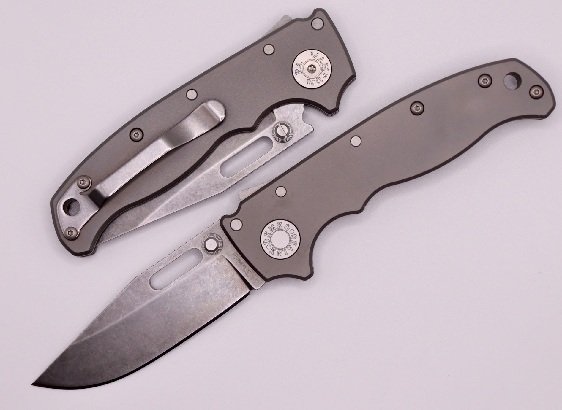 Premium Demko AD20.5 Titanium Knife with Shark Lock Technology