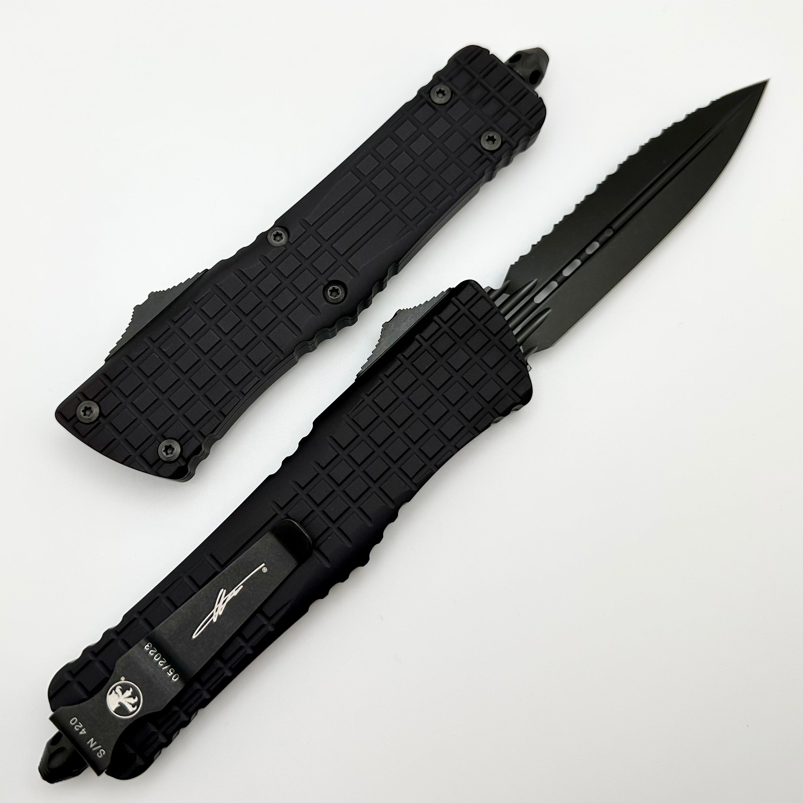 Ultimate Combat Troodon Delta Frag Knife - Premium DLC Double Edge Fully Serrated