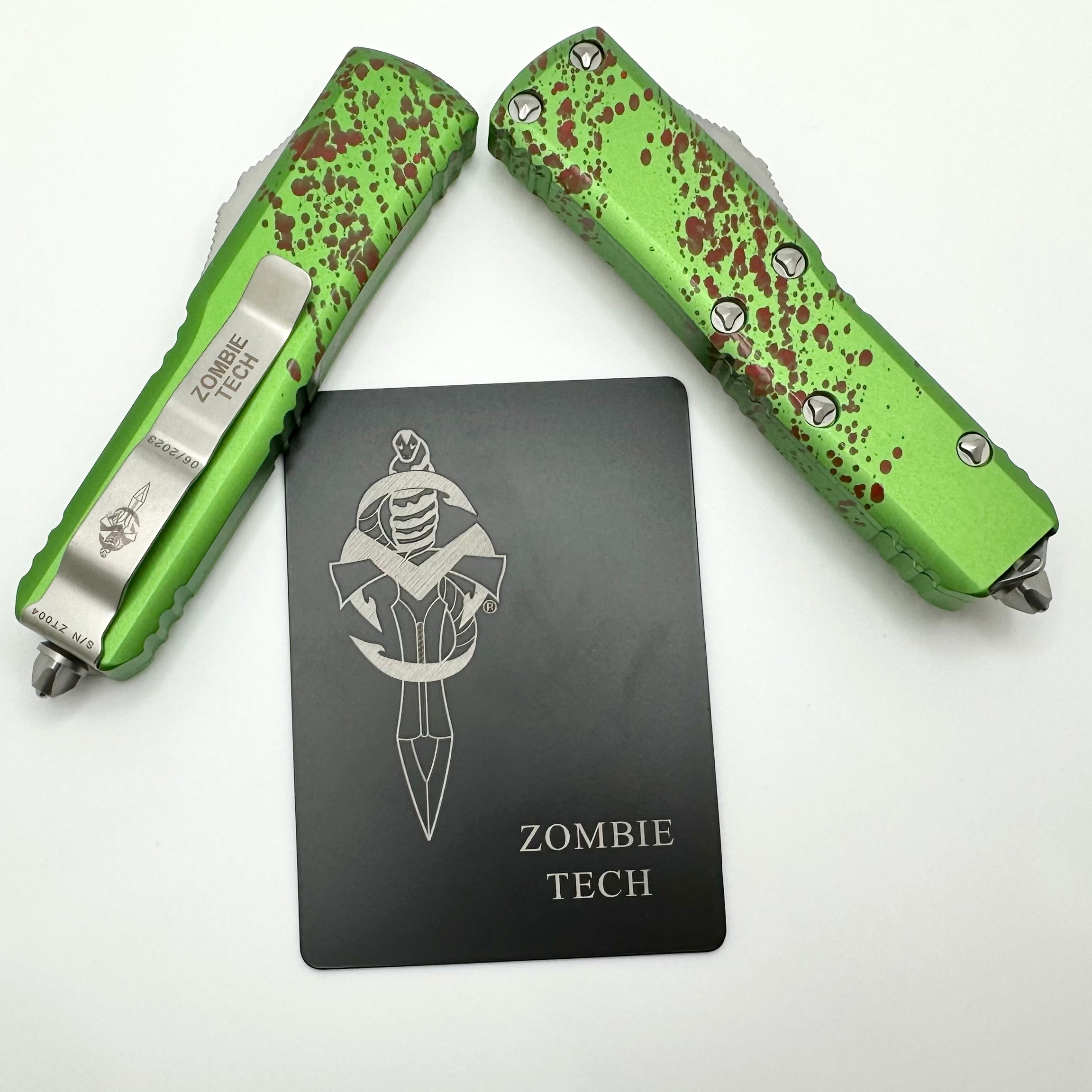 Premium Microtech UTX-85 Zombie Tech Signature Set - Hellhound & Warhound Edition