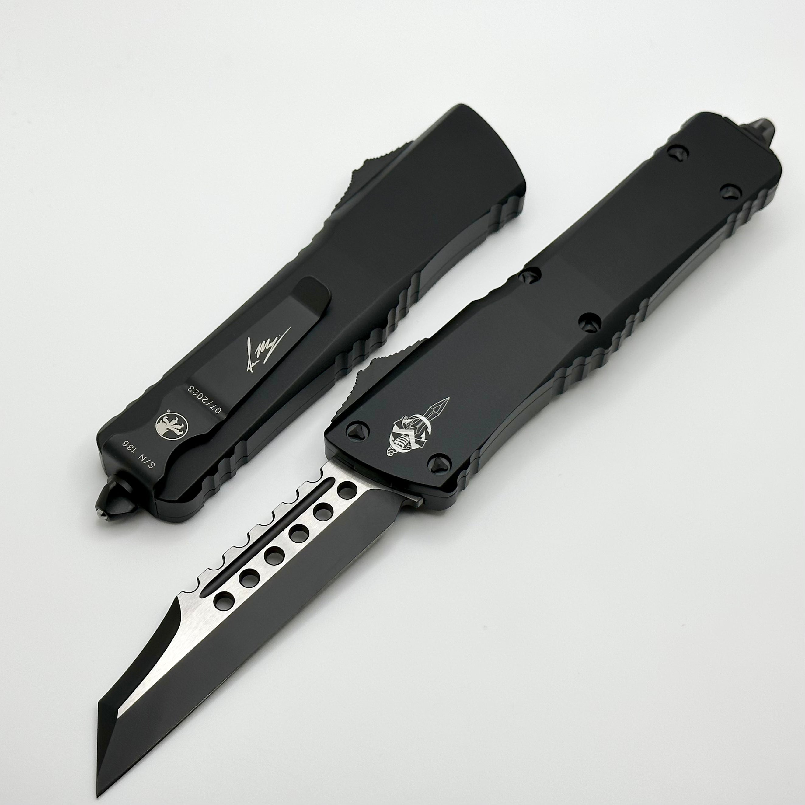 Ultimate Tactical OTF Knife - Microtech Combat Troodon Warhound