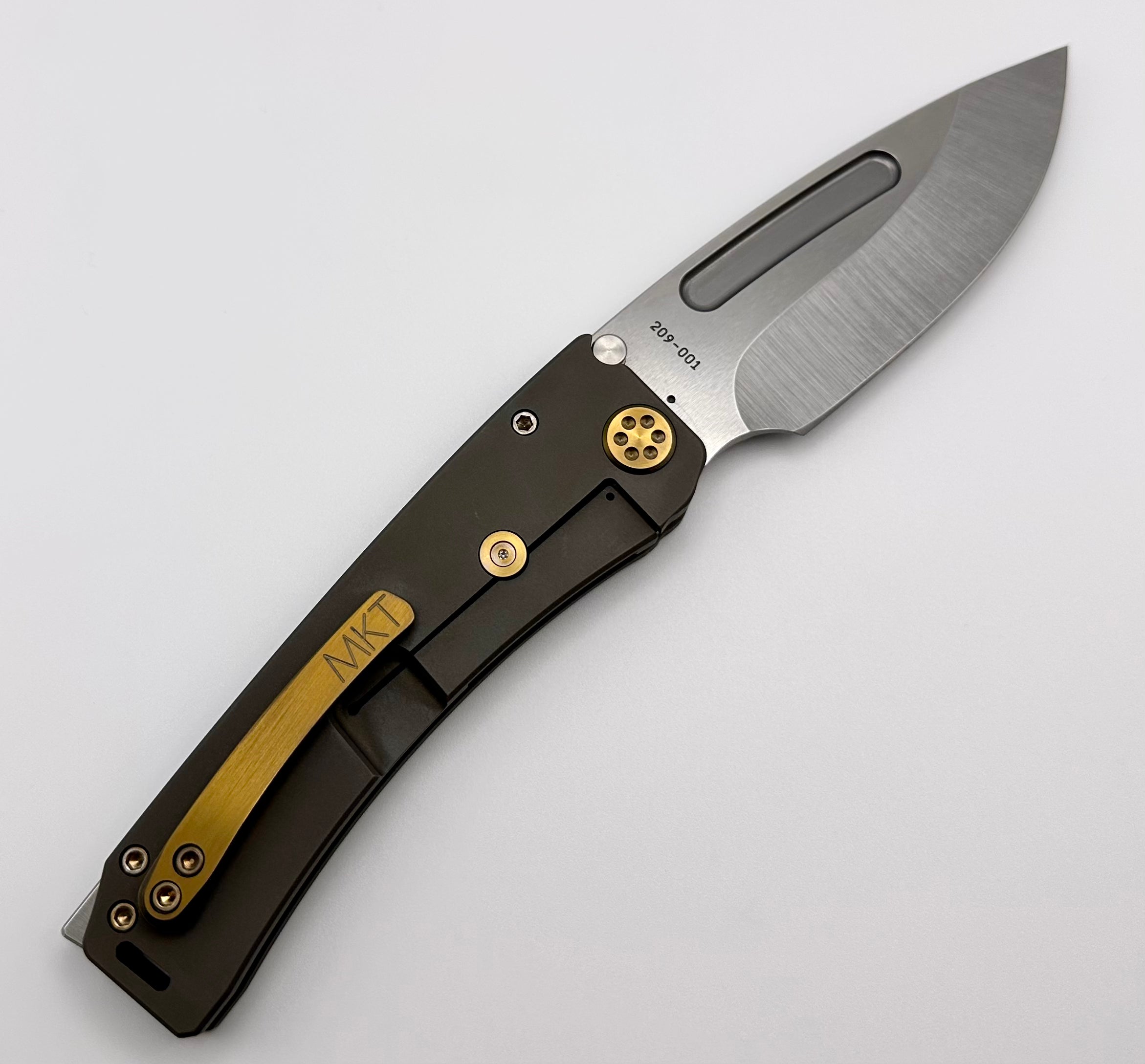 Medford Marauder H Tactical Folding Knife - Premium S45VN Blade & Bronze Finish