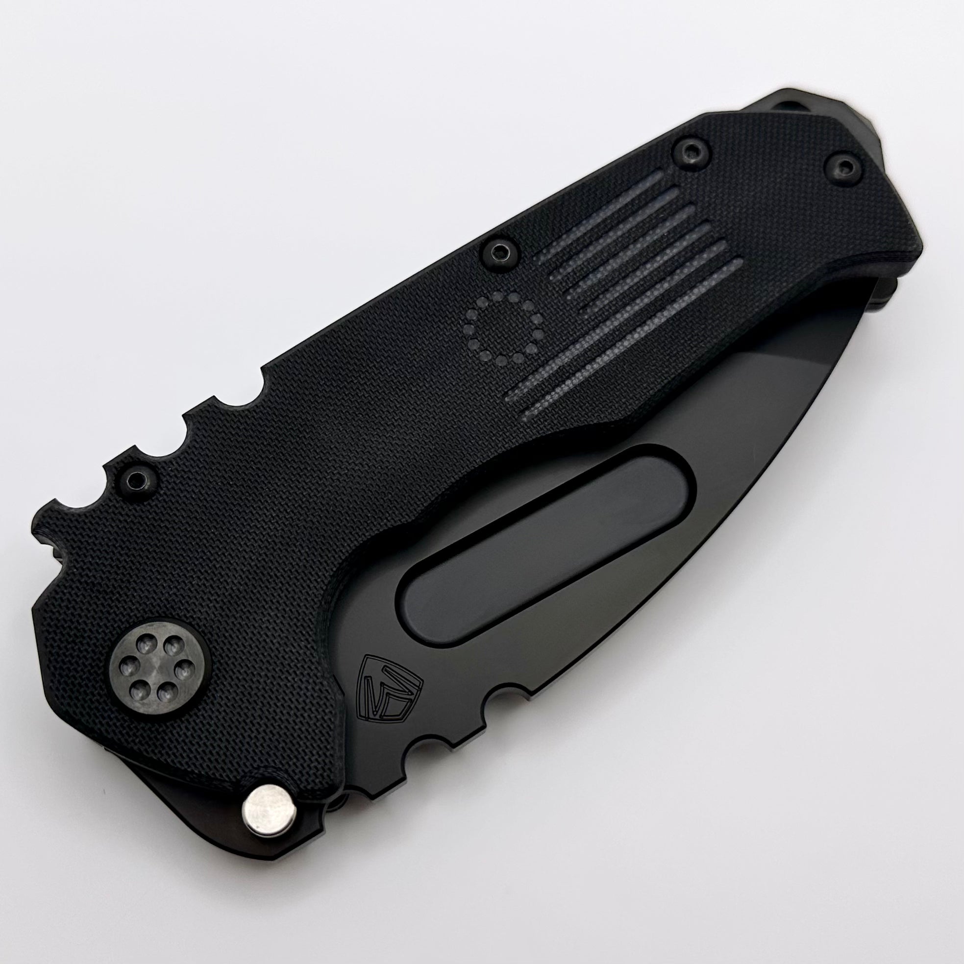 Medford Scout Praetorian M&P Premium Tactical Knife - Black G10 & PVD D2