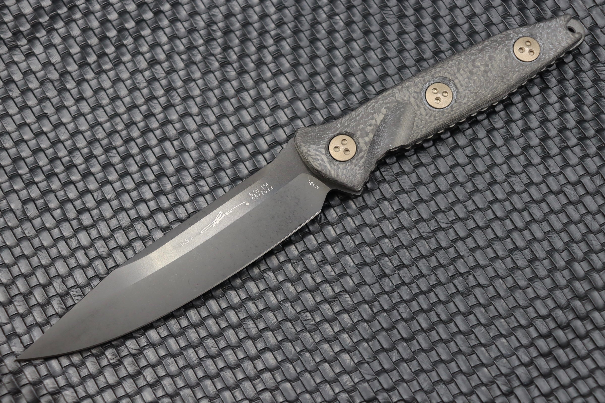 Microtech Socom Alpha Ultimate Tactical Knife - DLC & Carbon Fiber