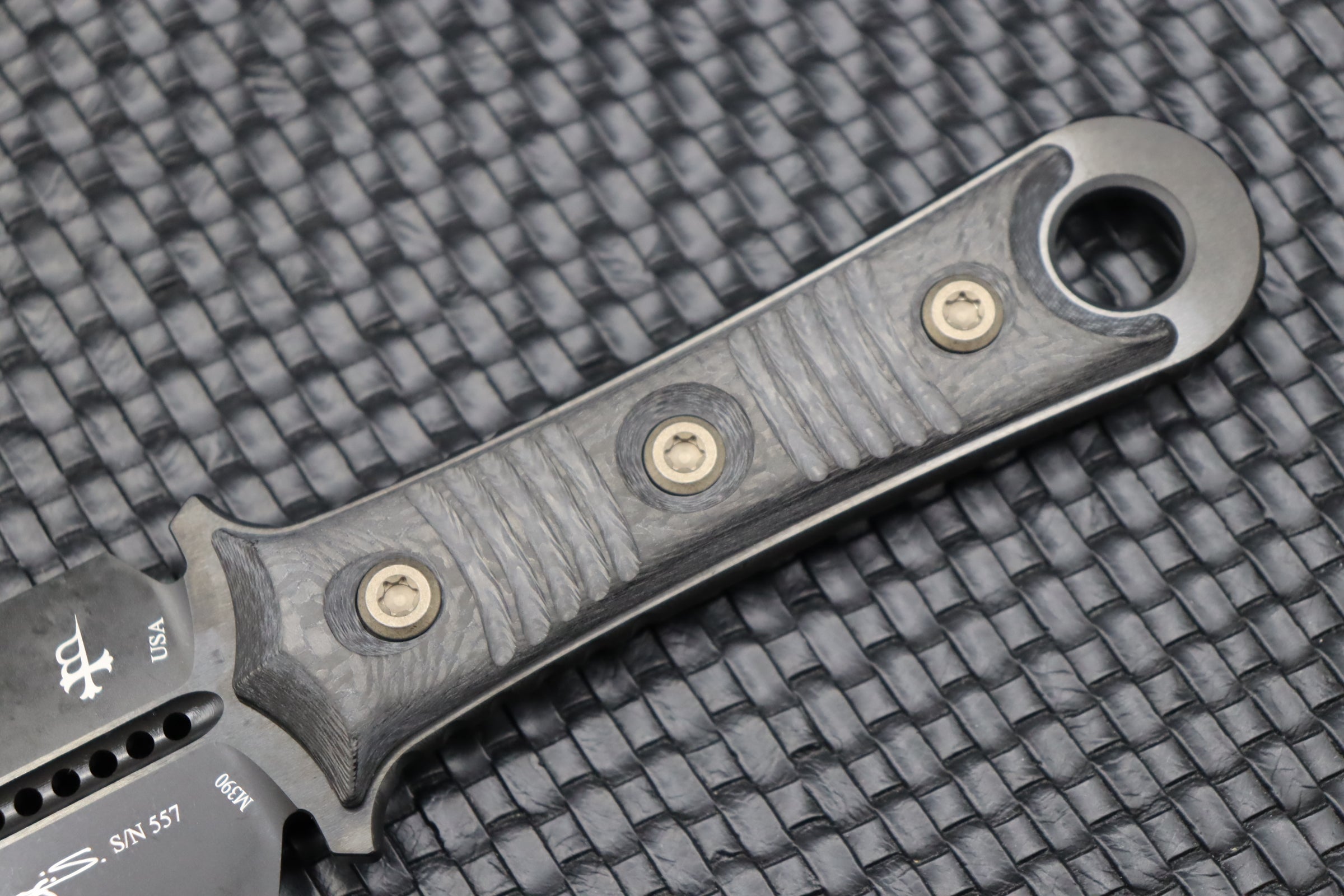 Premium Microtech SBD Dagger - Carbon Fiber Handle & DLC Coated Blade