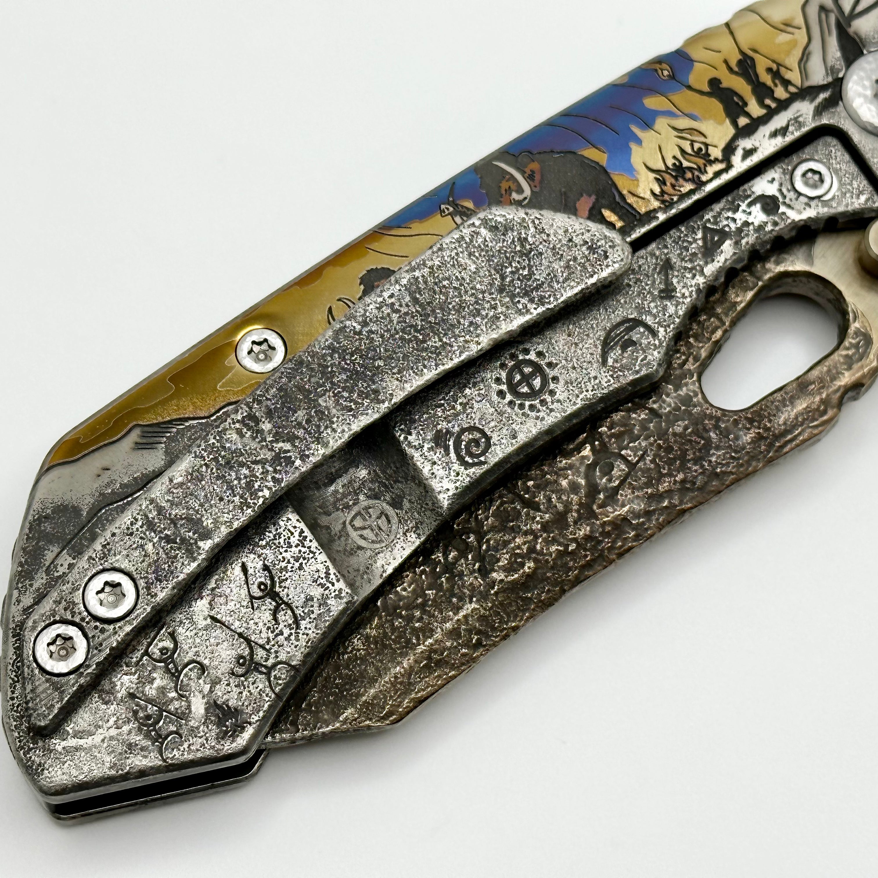 Premium Custom Knife Factory Evo 3.0C ONE OFF Woolly Mammoth - Ultimate Collectible