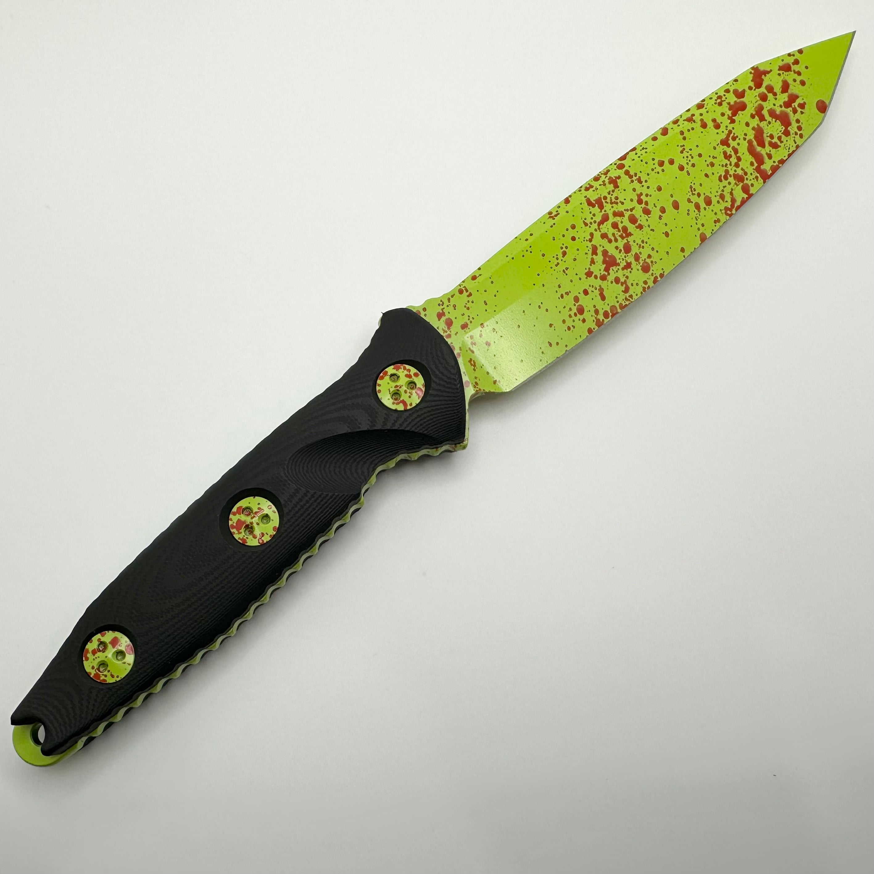 Ultimate Microtech Socom Alpha Zombie Tech Tanto Edge Fixed Blade - Premium Tactical Knife