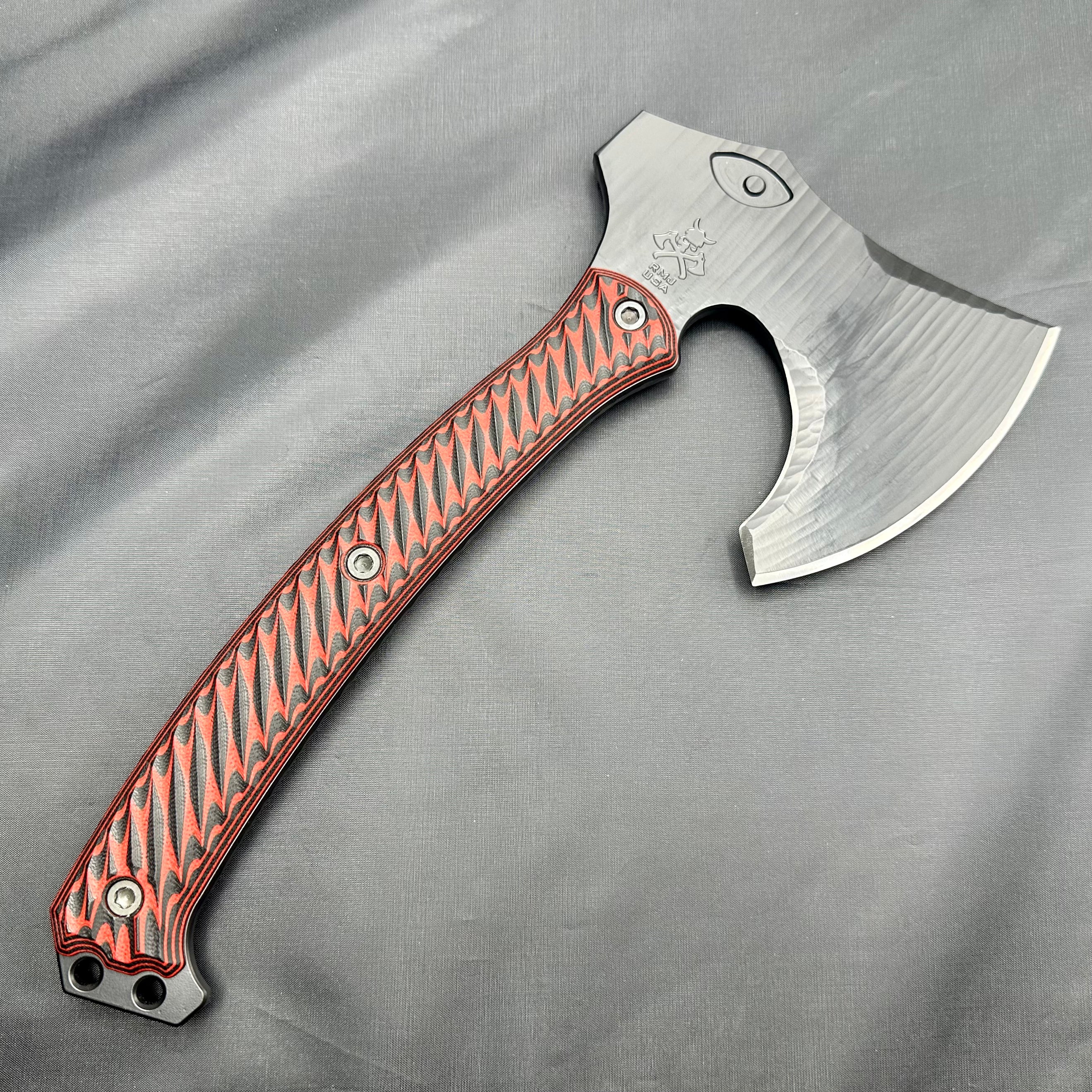 RMJ Tactical Premium Weezerker Camp Axe - Black Widow Edition