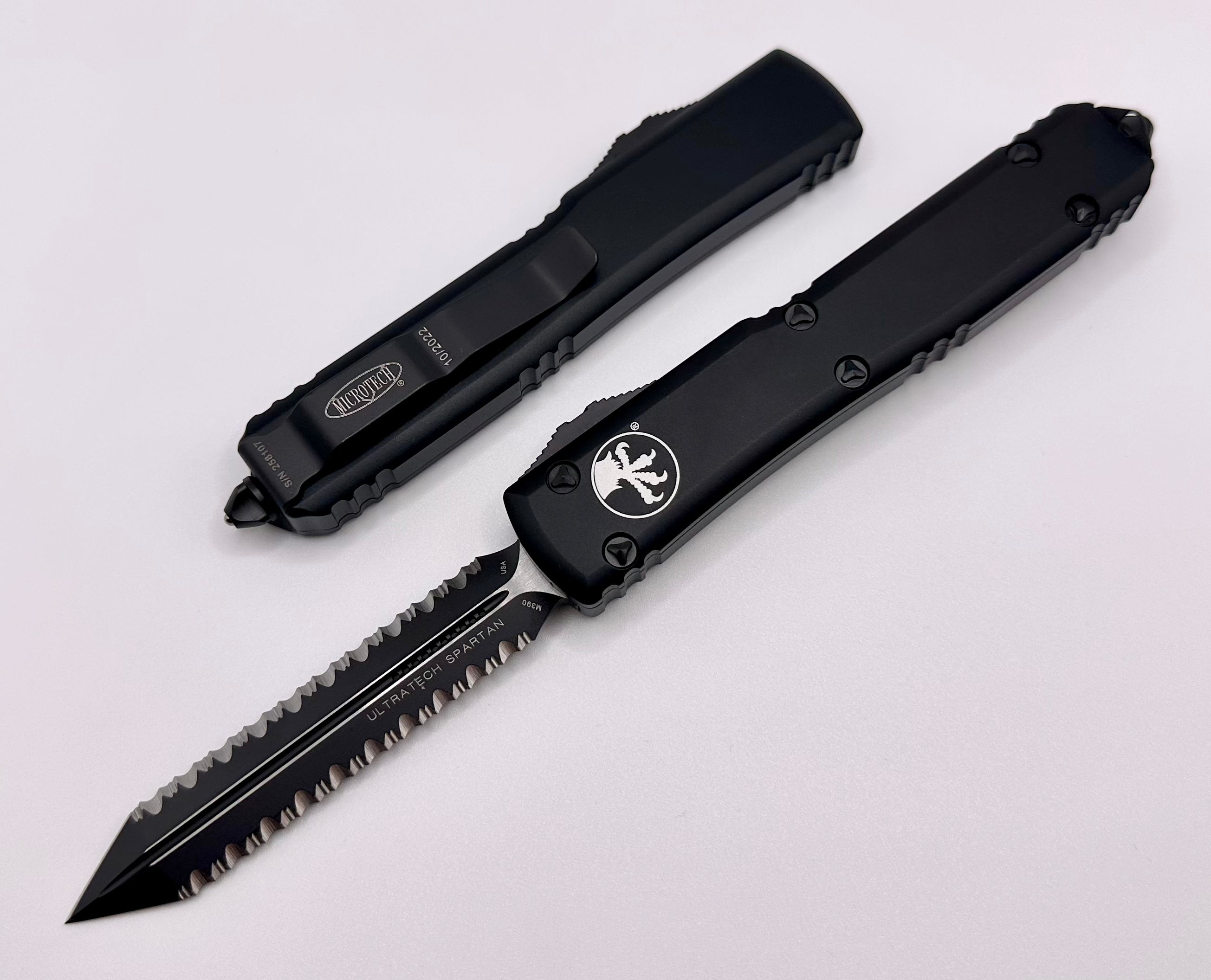 Microtech Ultratech Spartan Tactical OTF Knife - Premium M390 Blade