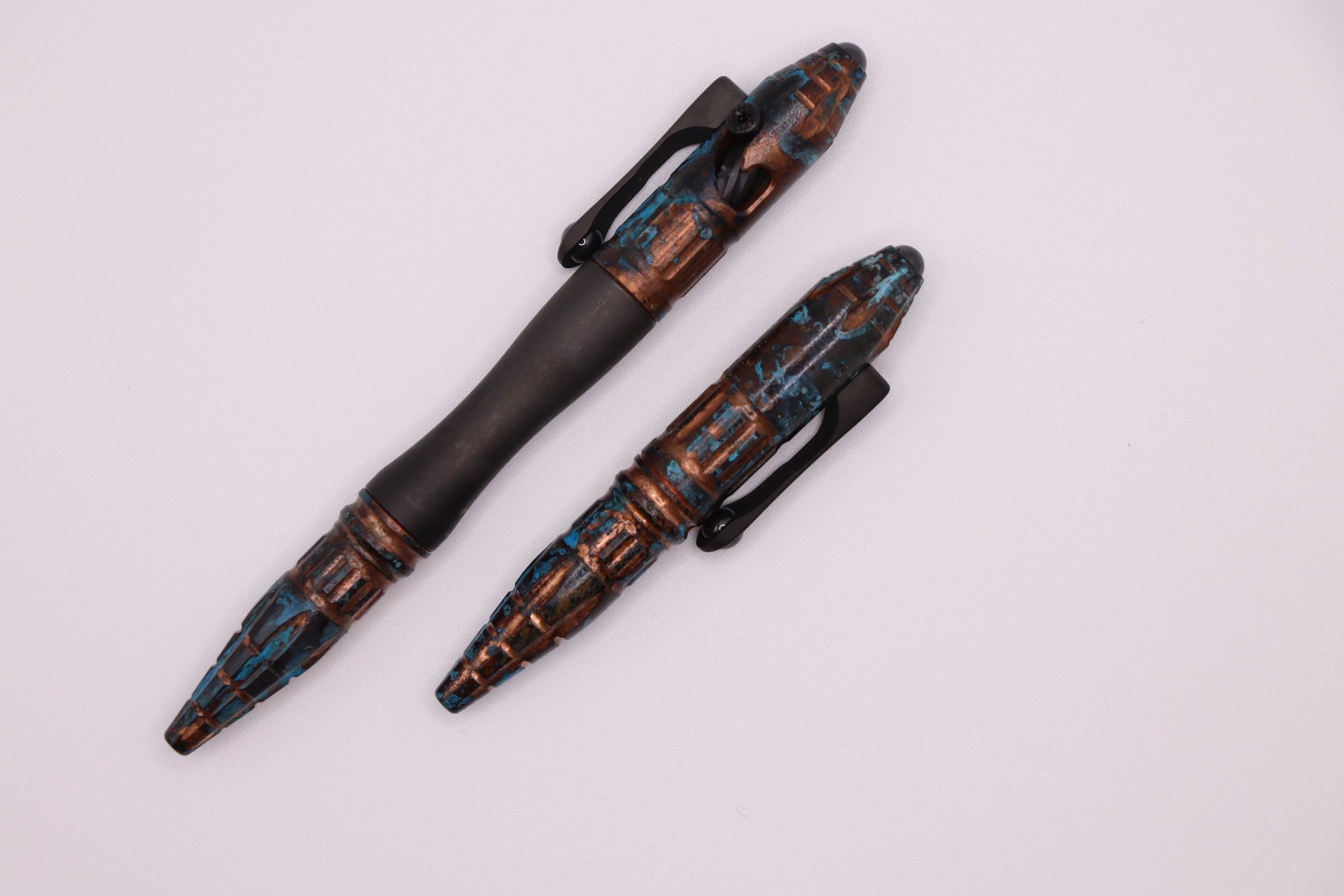 Premium Thoth Pen with Chemtima Finish & DLC Smooth Titanium Design