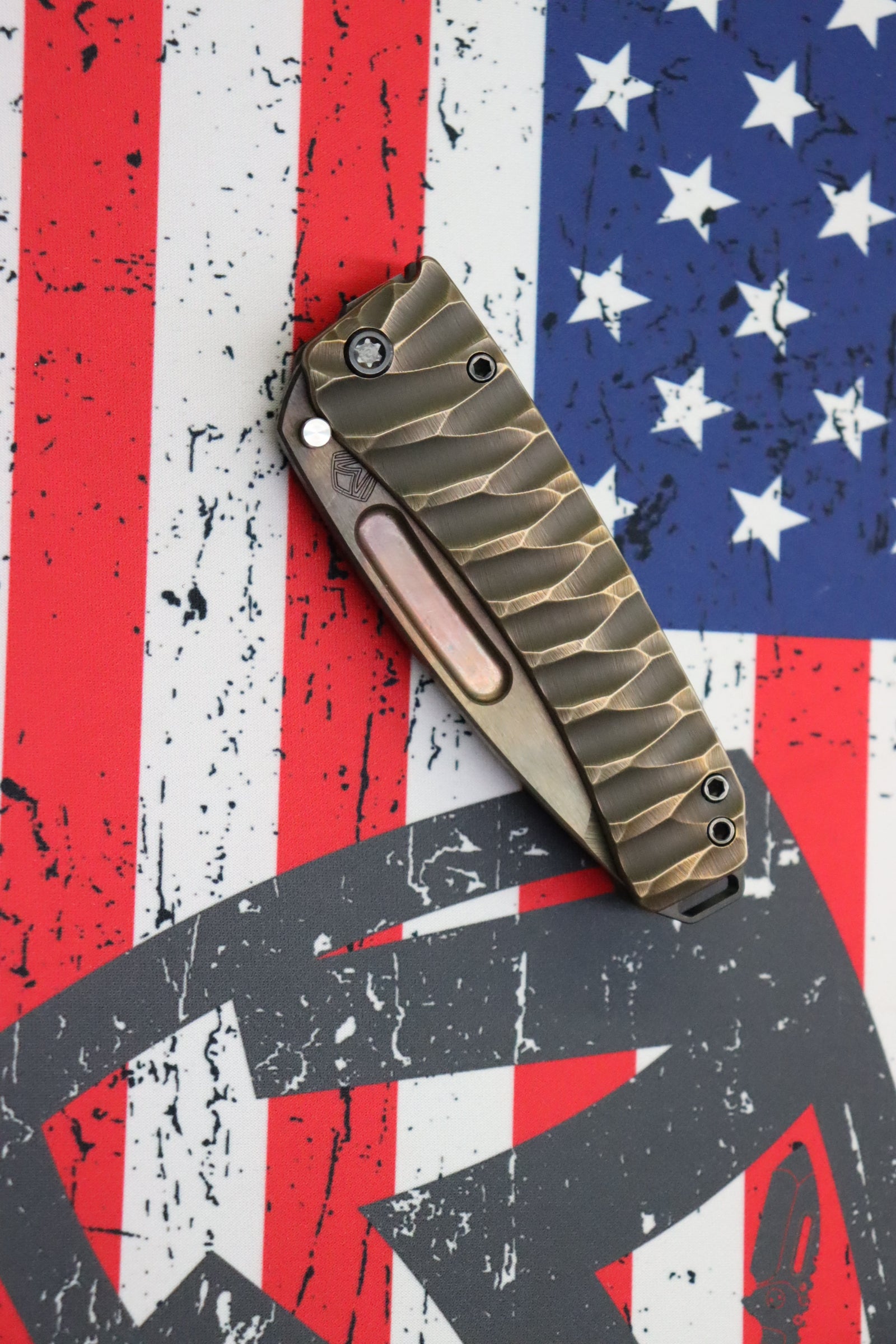 Medford Midi Marauder Vulcan S35 Tanto Knife - Premium EDC with PVD Hardware & Sculpted Handles