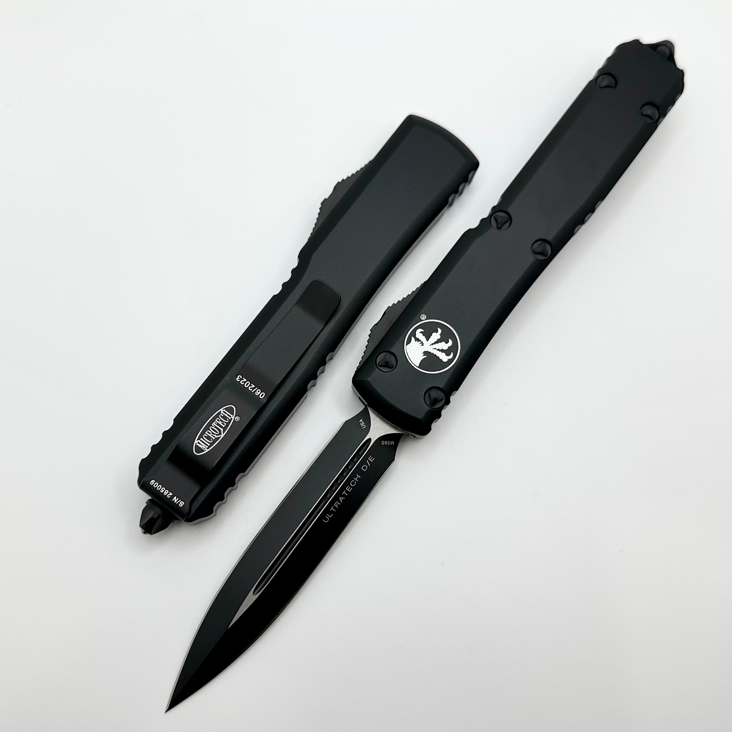 Microtech Ultratech Tactical OTF Knife - Premium Double Edge Black