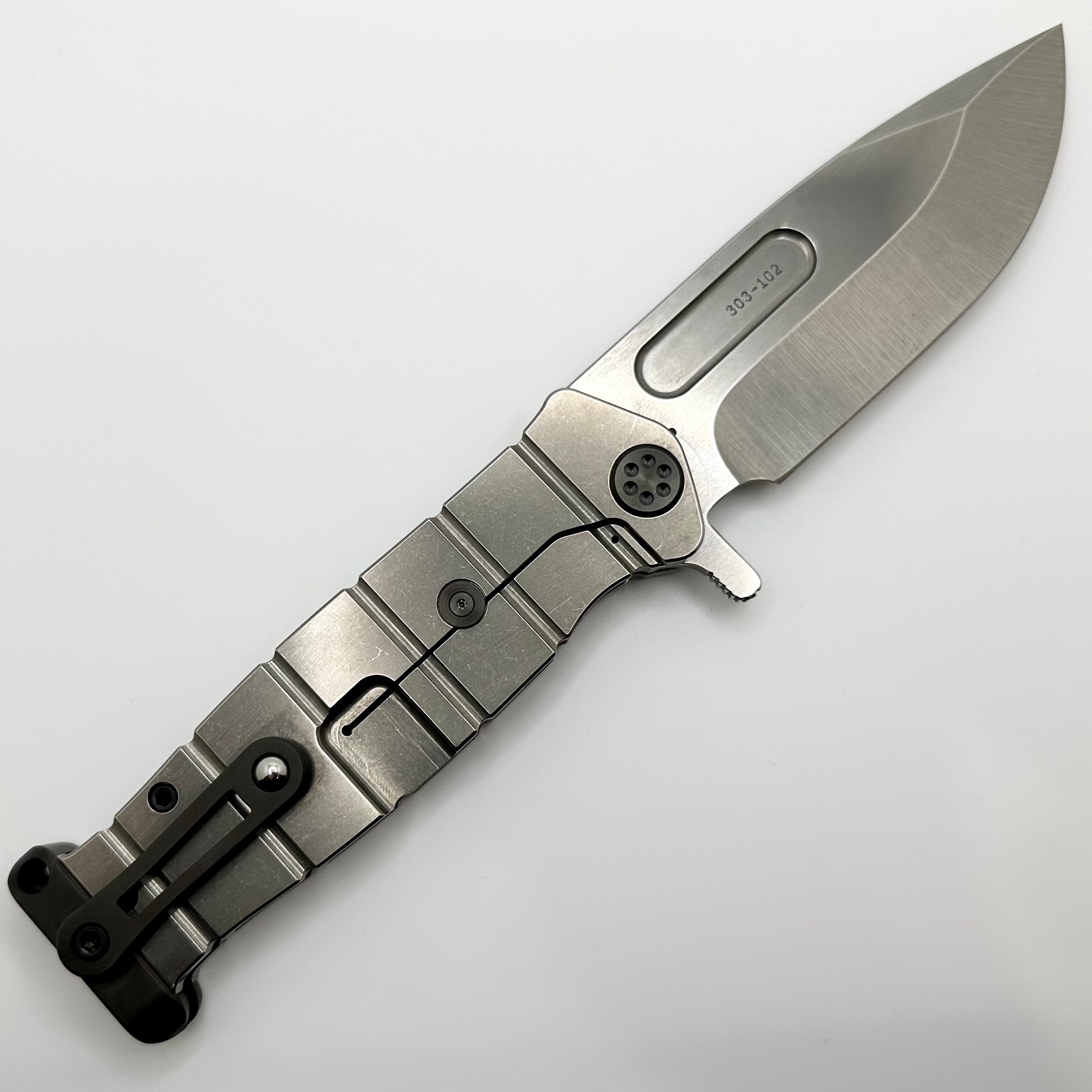 Medford Knife Fighter Flipper - Premium USMC Edition with Tumbled Handles & PVD Hardware