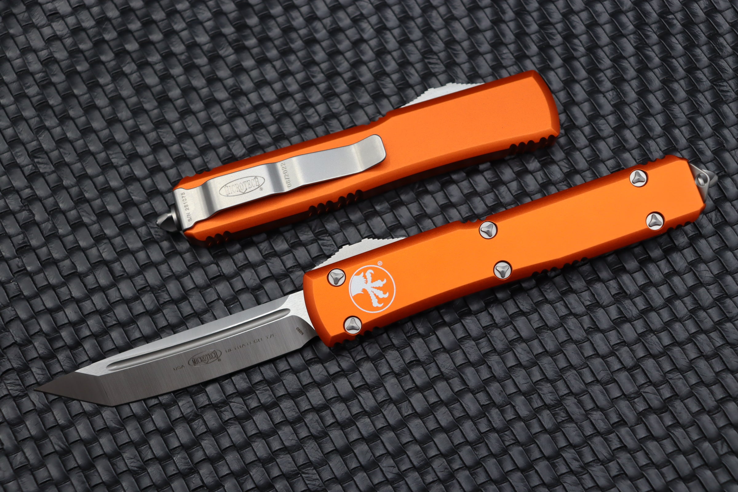 Microtech Ultratech Tanto Satin Standard & Orange 123-4OR - Premium Tactical Knife