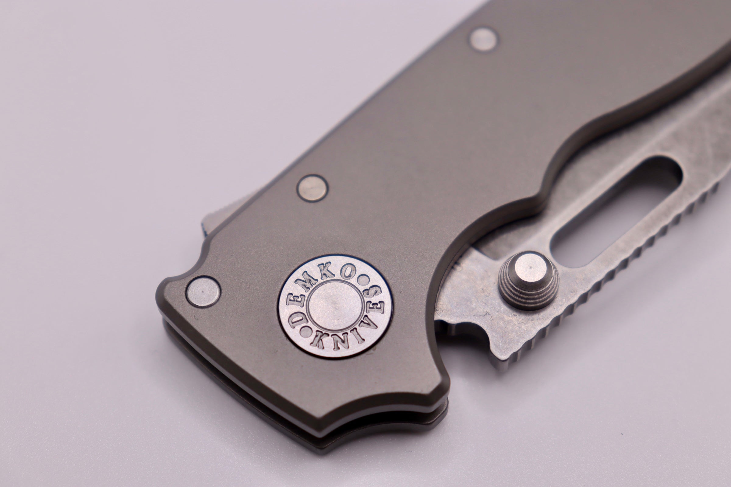 Premium Demko AD20.5 Titanium Knife with Shark Lock Technology