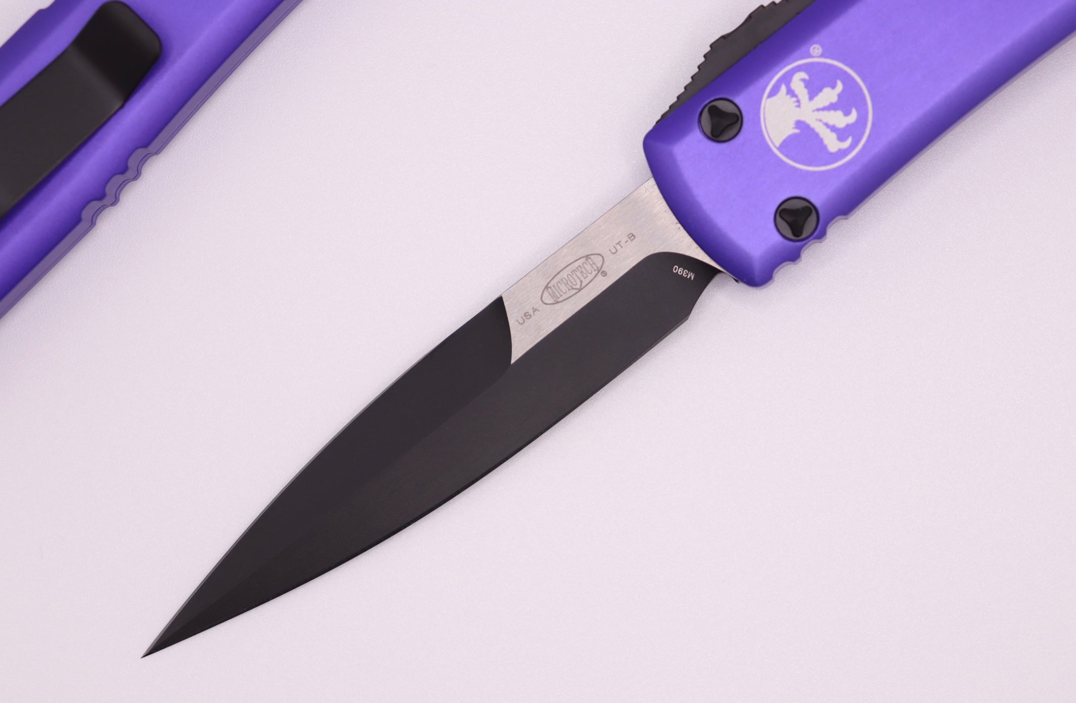 Premium Microtech Ultratech Bayonet Knife - Purple Standard Edition