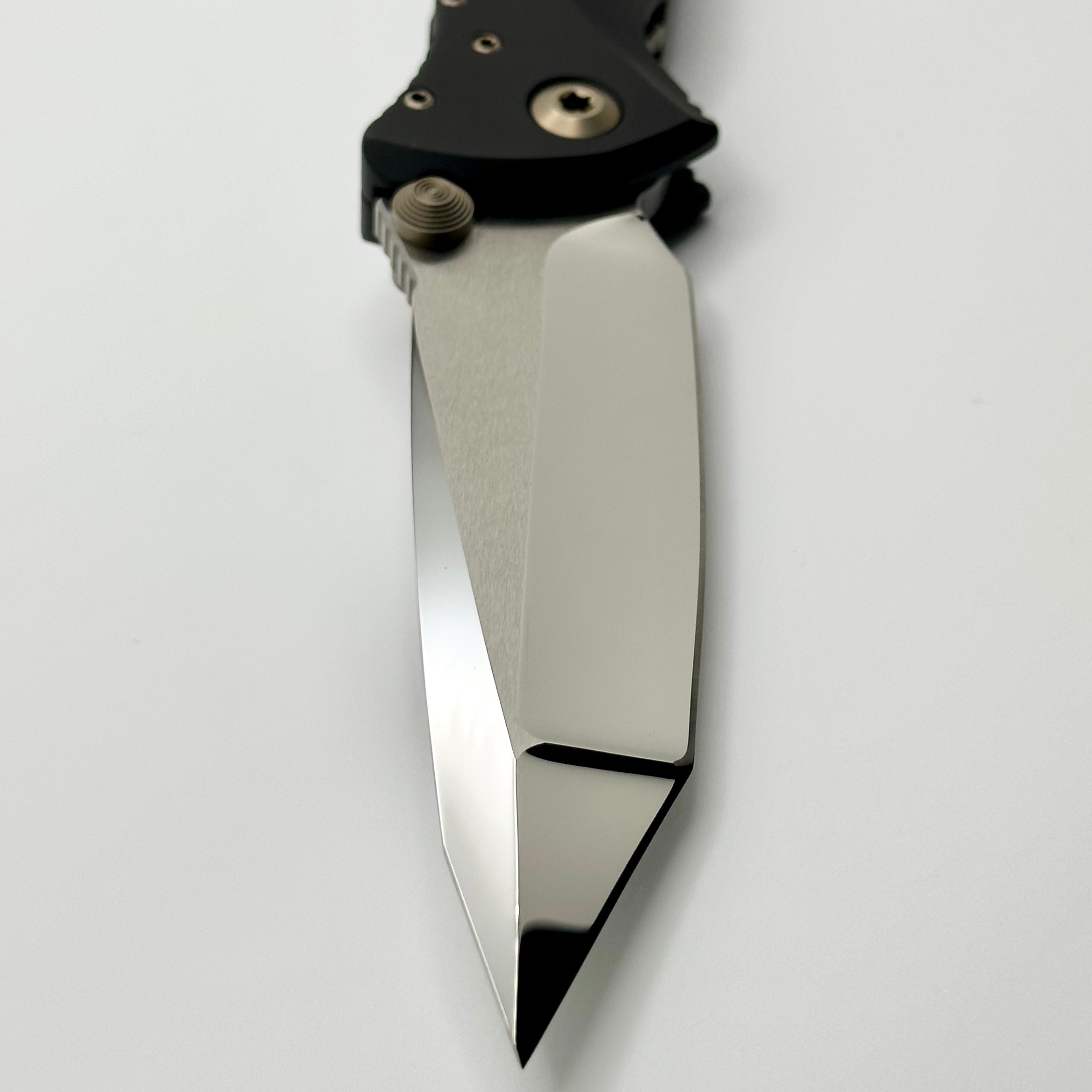 Premium Marfione Custom Socom Elite M/A Tanto Knife - Mirror Polished with Stingray Inlay & Bronze Hardware (Pre-Owned)