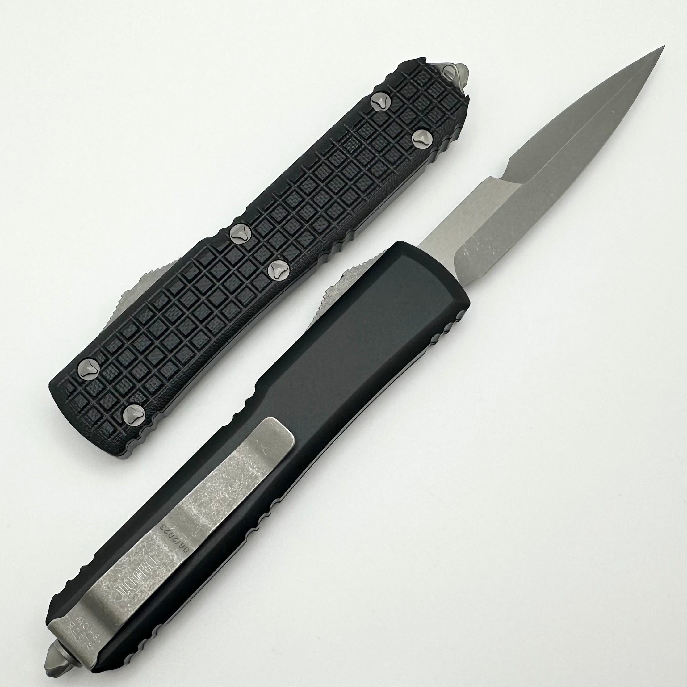 Microtech Ultratech Blade Show 2023: Premium Bayonet Apocalyptic & Black Frag G-10 Top OTF Knife