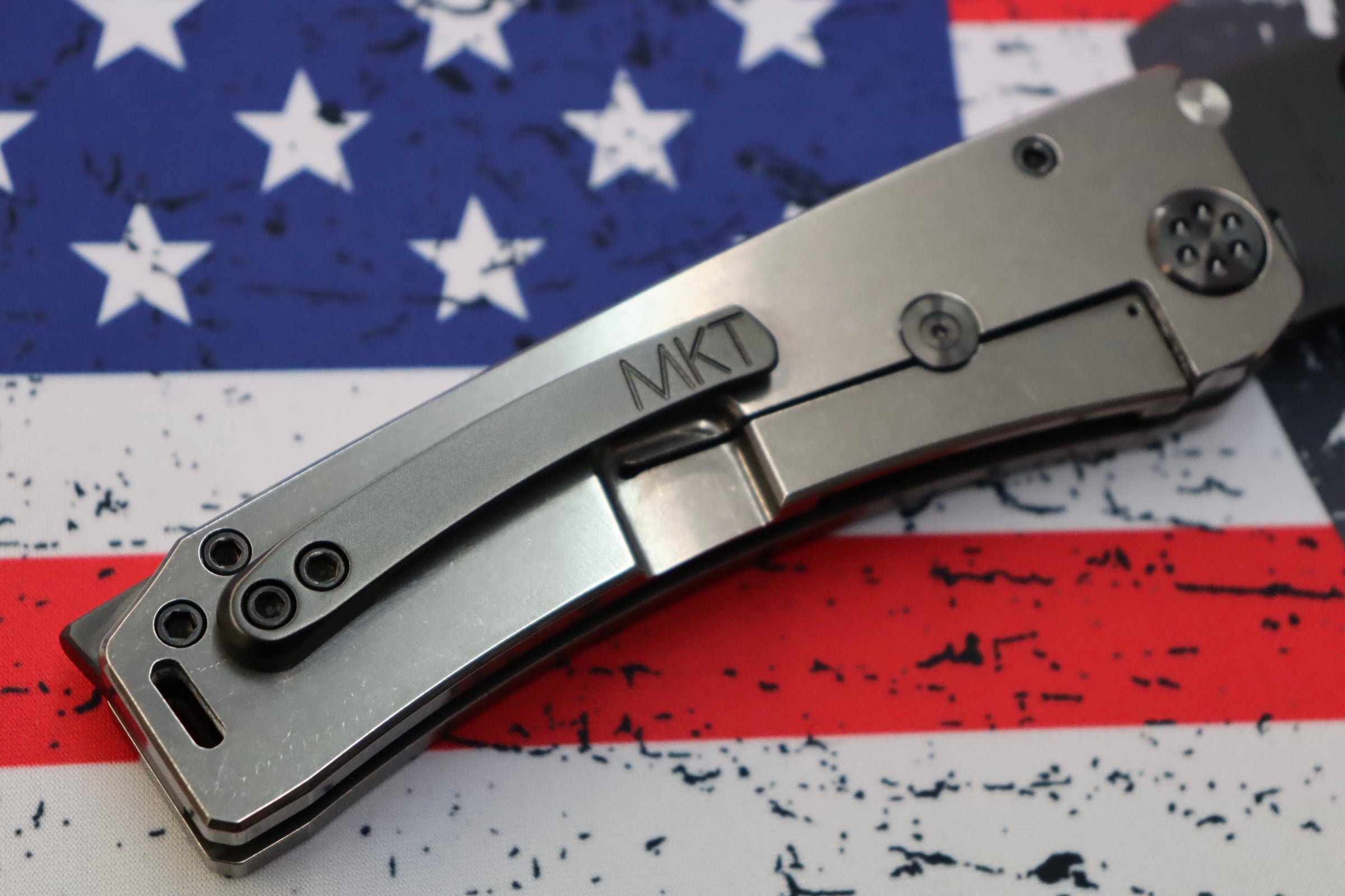Medford Marauder H S35VN PVD Drop Point Tactical Knife with Premium Tumbled Filigree Handles