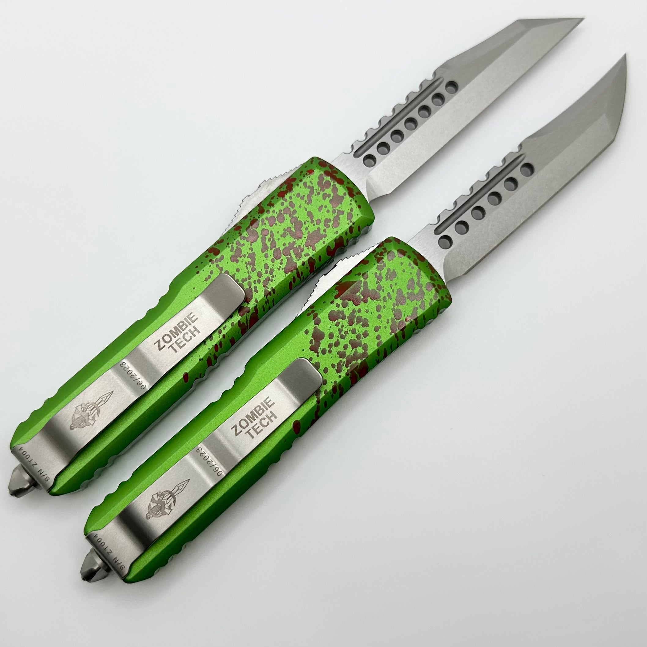 Premium Microtech UTX-85 Zombie Tech Signature Set - Hellhound & Warhound Edition