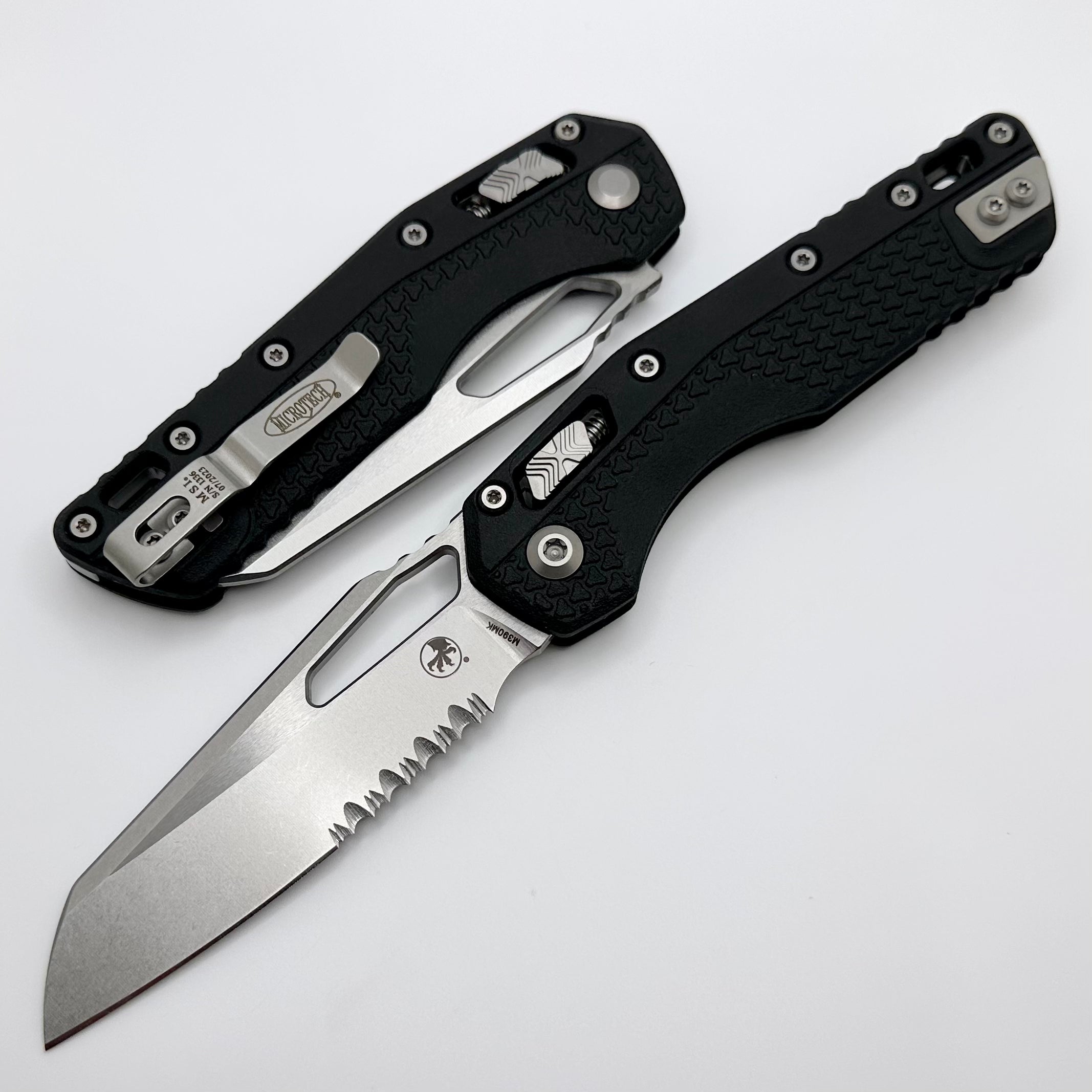 Microtech MSI RAM-LOK Tactical Folding Knife - Premium Black Polymer & M390MK Steel