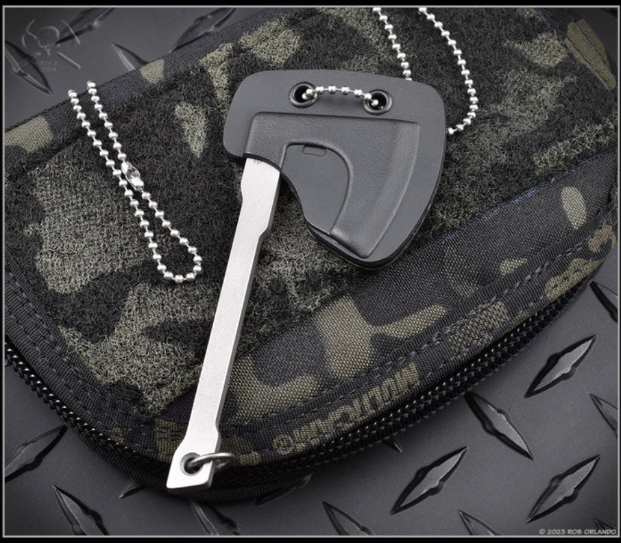 Premium RMJ Tactical Stonewash Mortifier Mini Tomahawk Pendant - Ultimate Utility Tool