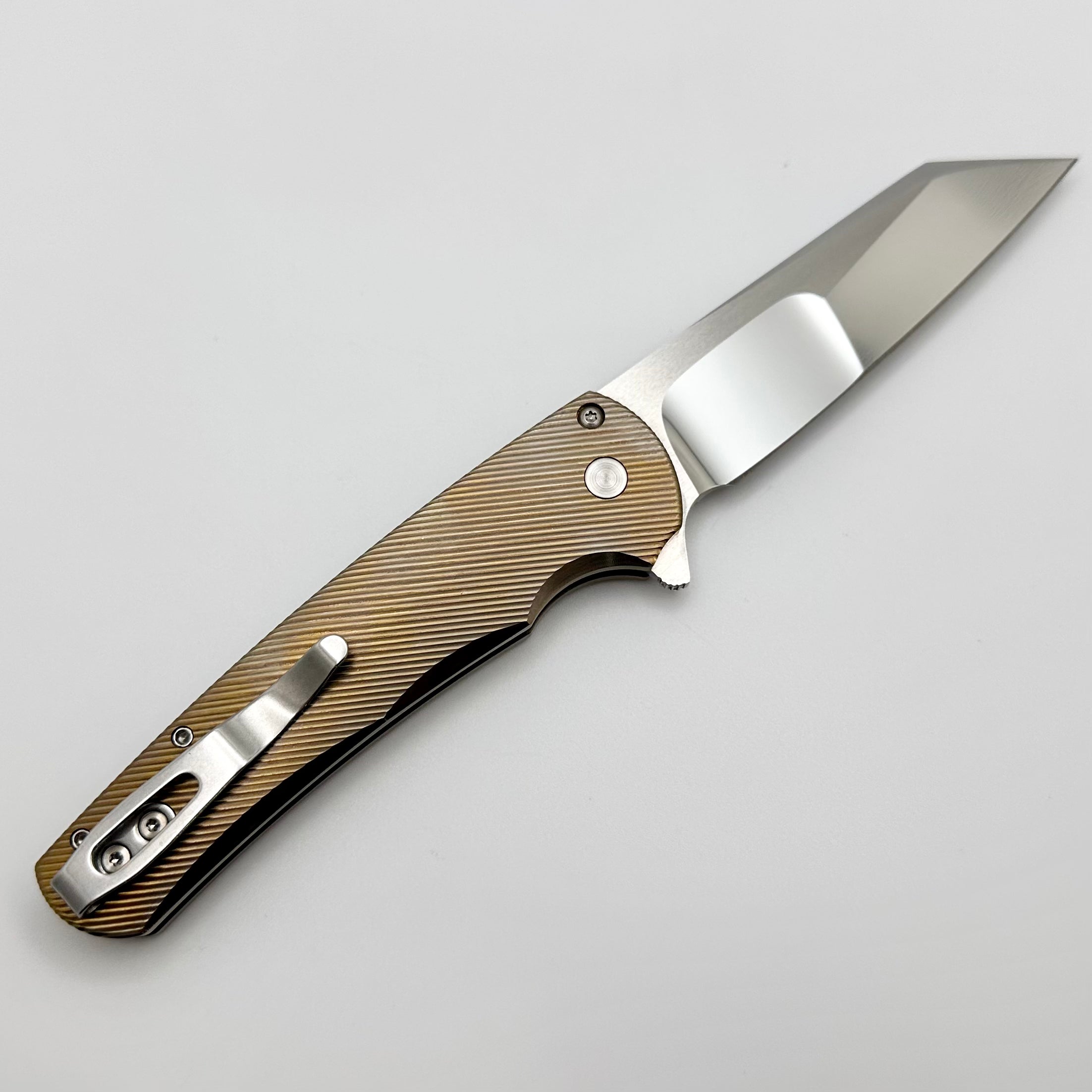 Pro-Tech Malibu Bronze Titanium Custom Knife - 2023 Limited Edition