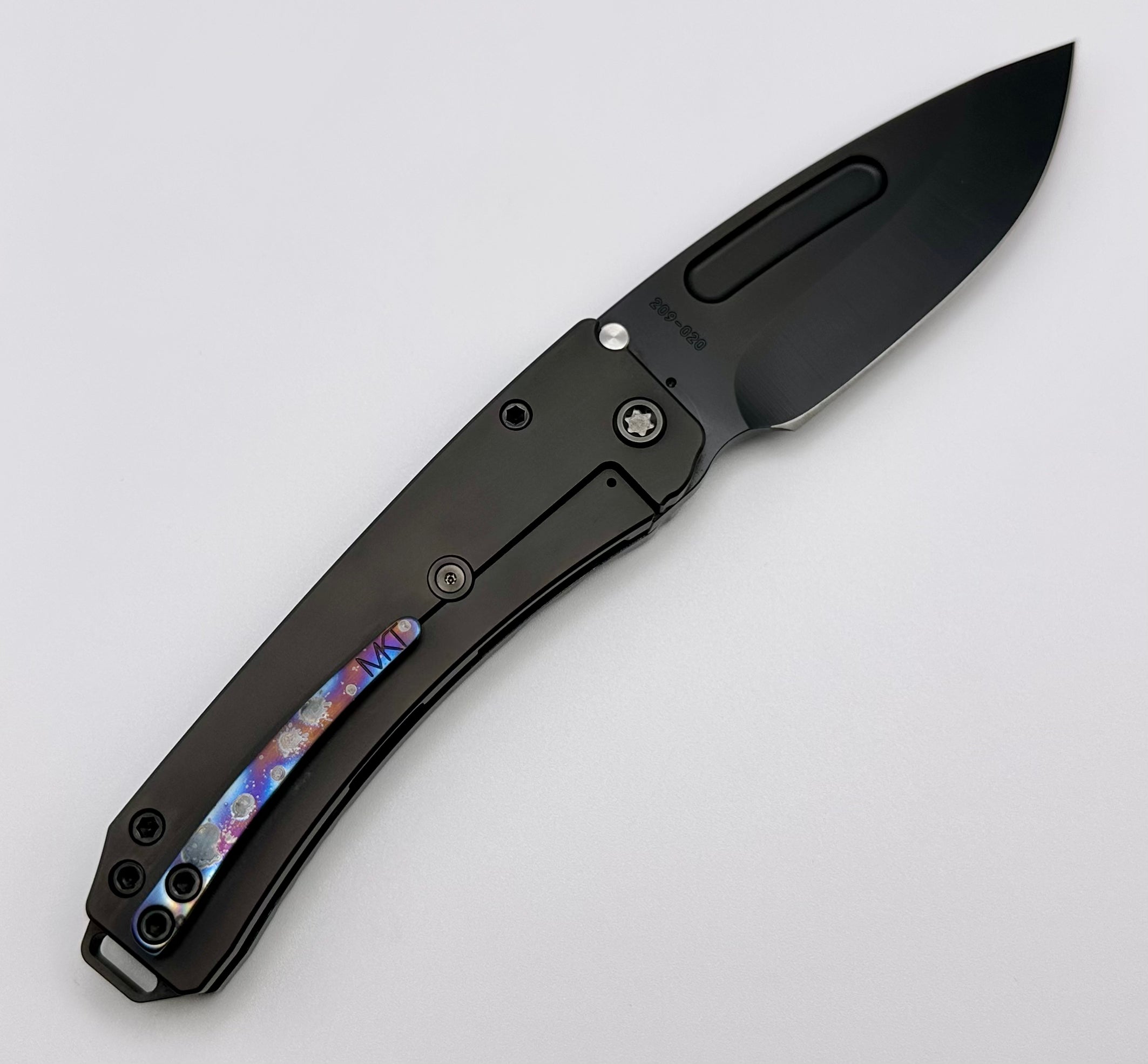 Medford Midi Marauder S45 Premium EDC Knife - PVD Drop Point & Galaxy Handle