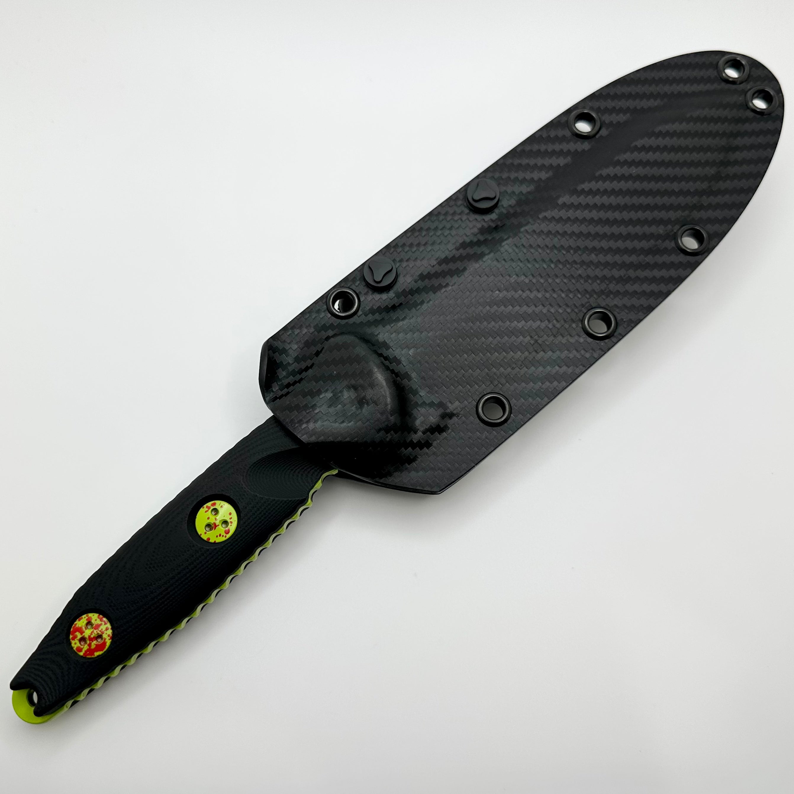 Microtech Socom Alpha Ultimate Tactical Fixed Blade Knife - Zombie Tech Tanto Design