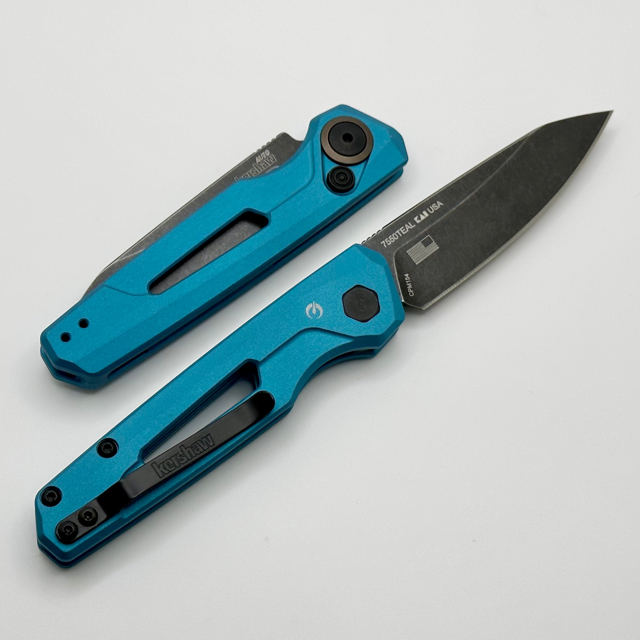 Kershaw Launch 11 Premium Teal Aluminum Automatic Knife