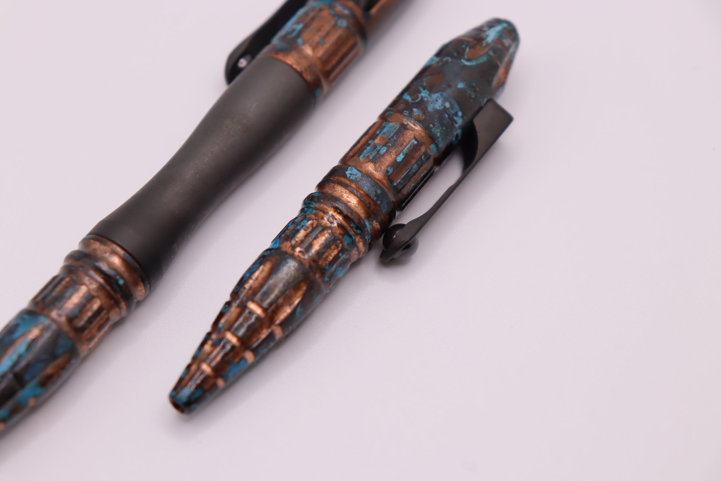 Premium Thoth Pen with Chemtima Finish & DLC Smooth Titanium Design