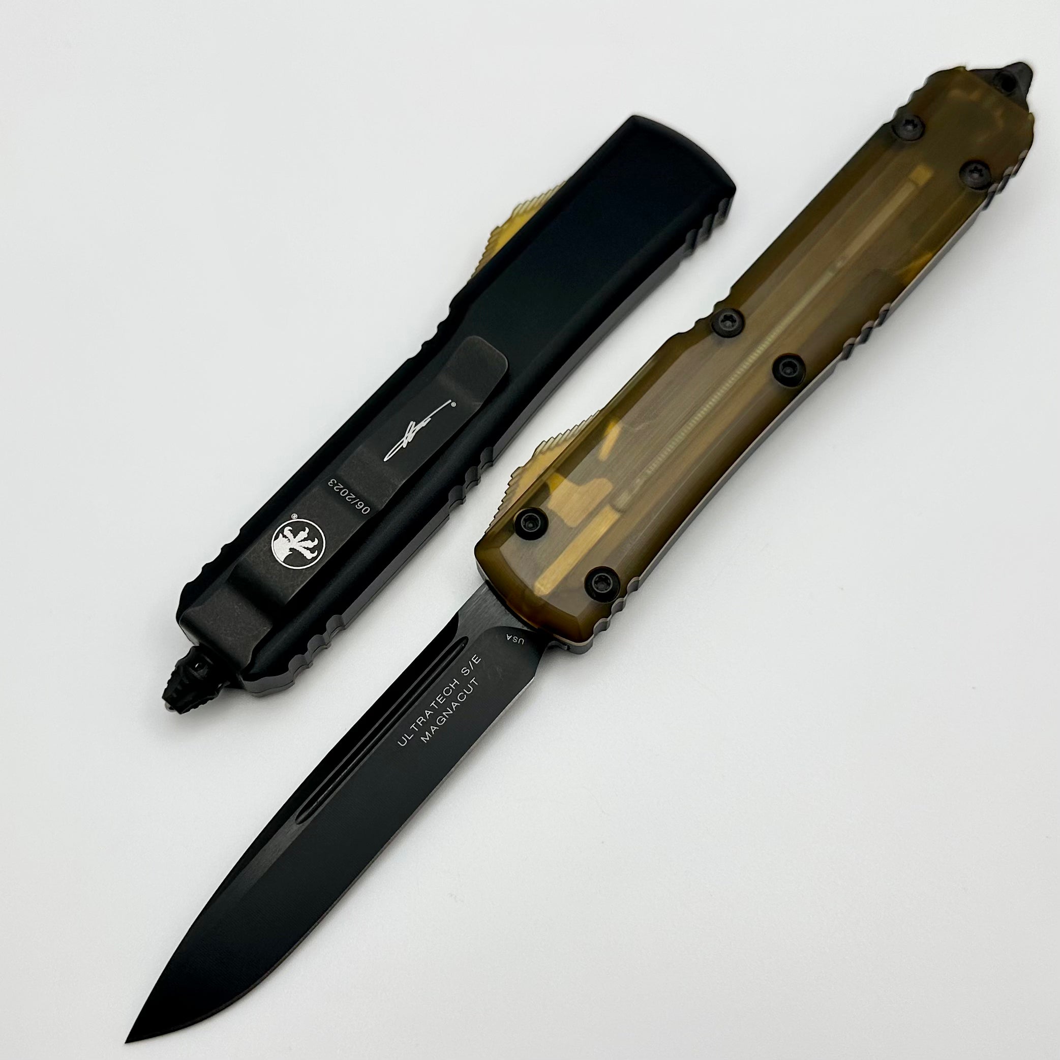 Microtech Ultratech Ultimate DLC MagnaCut Tactical Knife