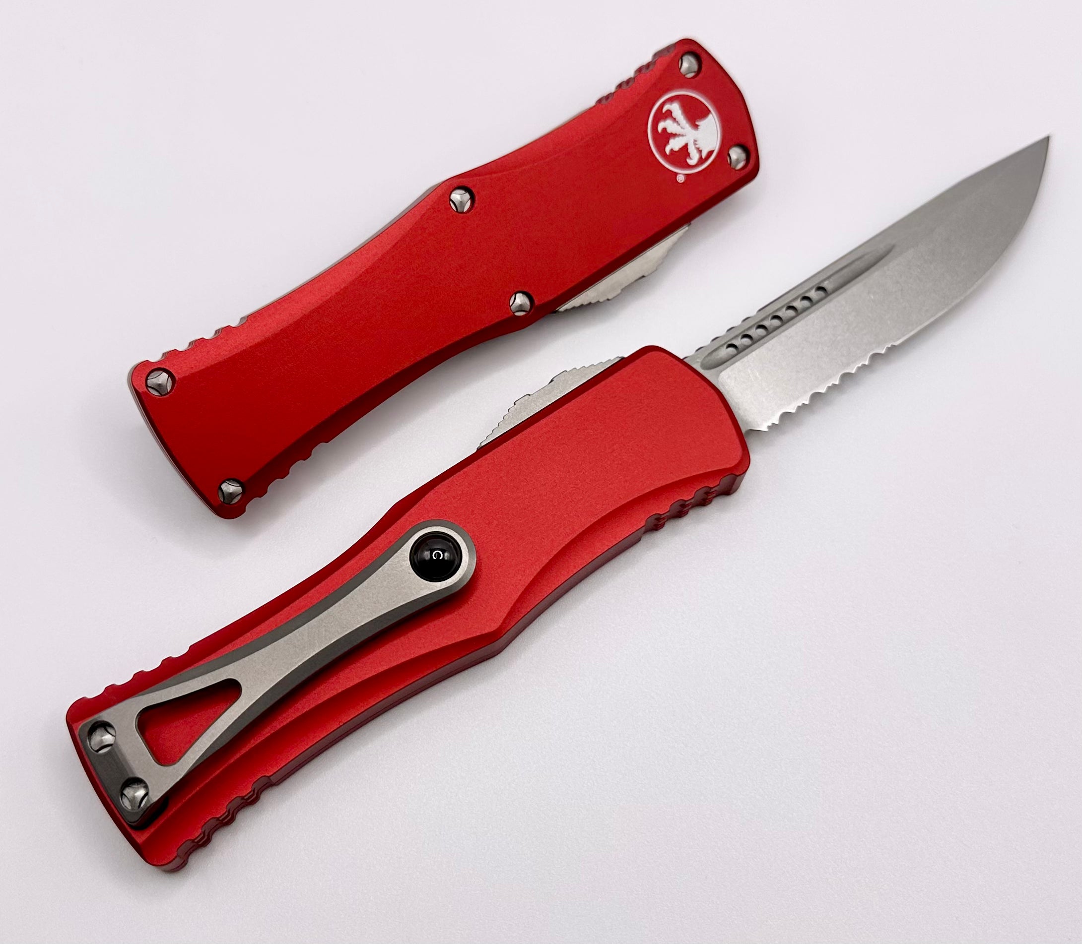 Microtech Hera Premium Tactical Knife - M390 Blade & Red Aluminum Handle