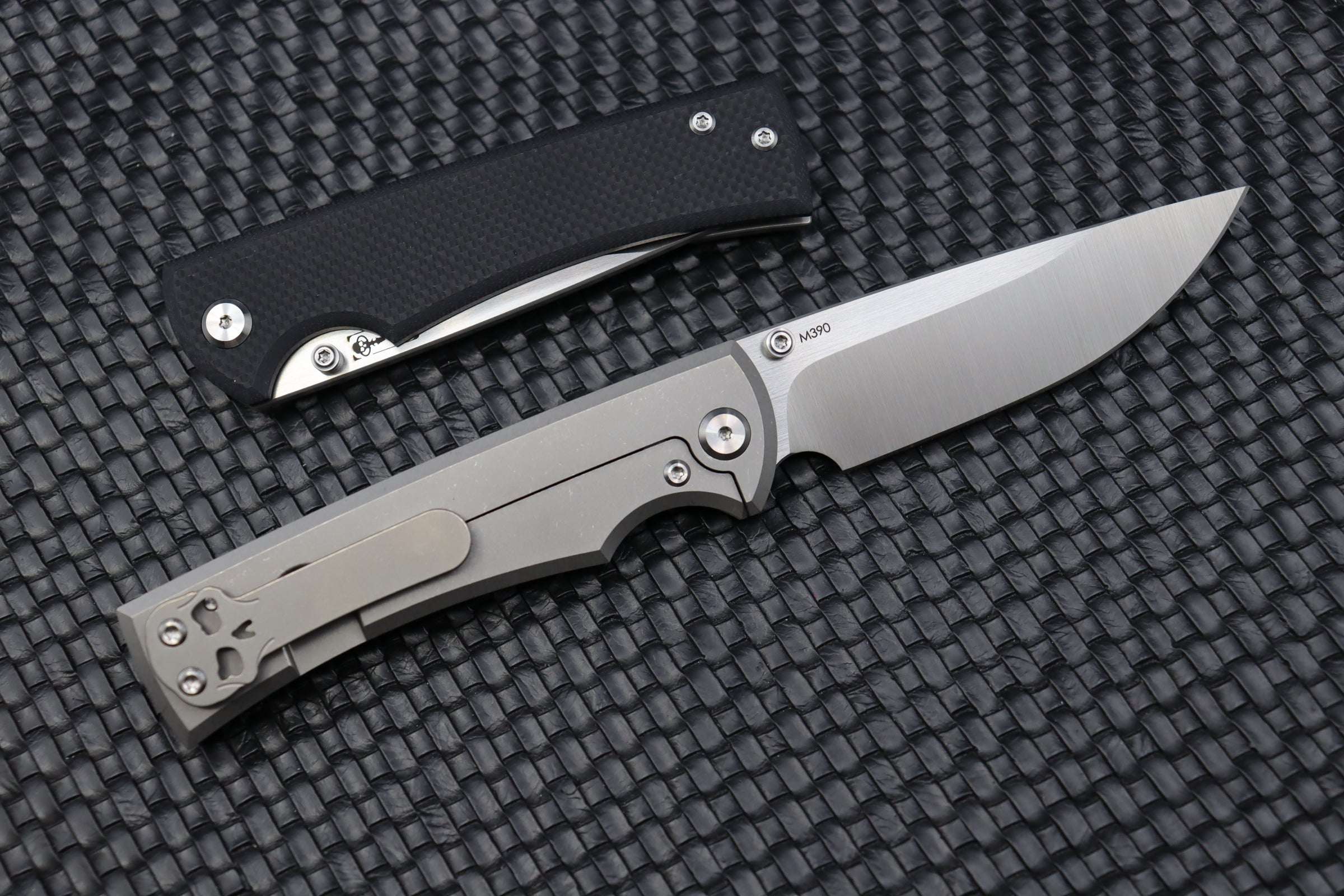 Chaves Knives 229 Liberation Drop Point - Premium M390 Steel & Black G-10 Handle